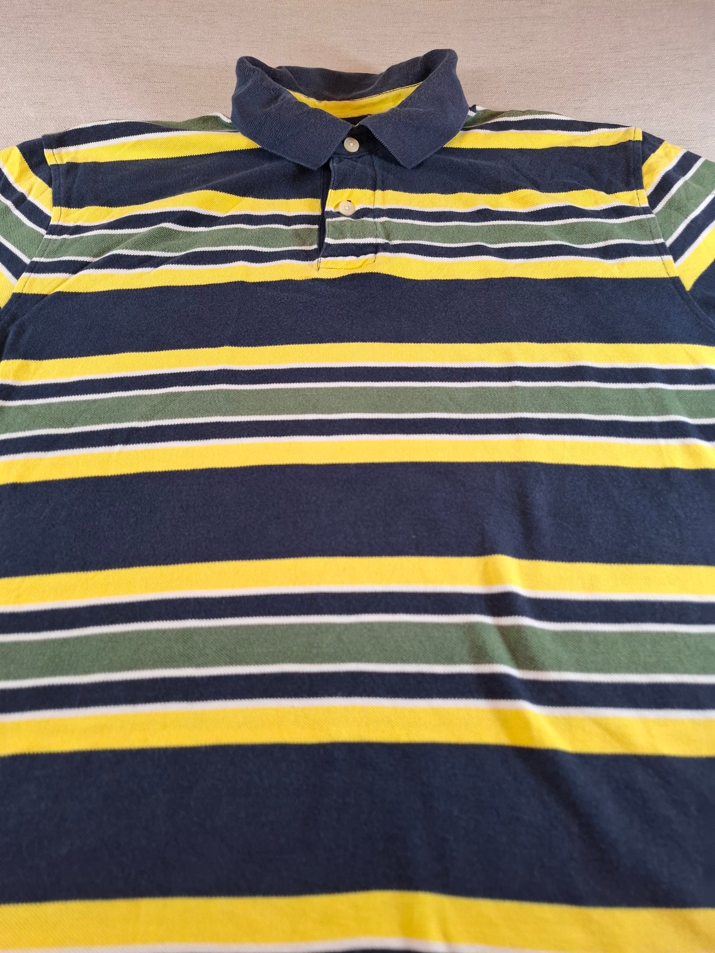 001320 Tommy Hilfiger Polo shirt size XL Navy/ Multicolor