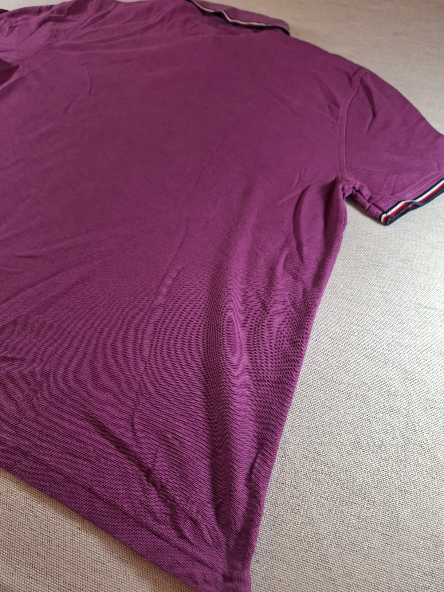 001322 Tommy Hilfiger Polo shirt size XL Purple
