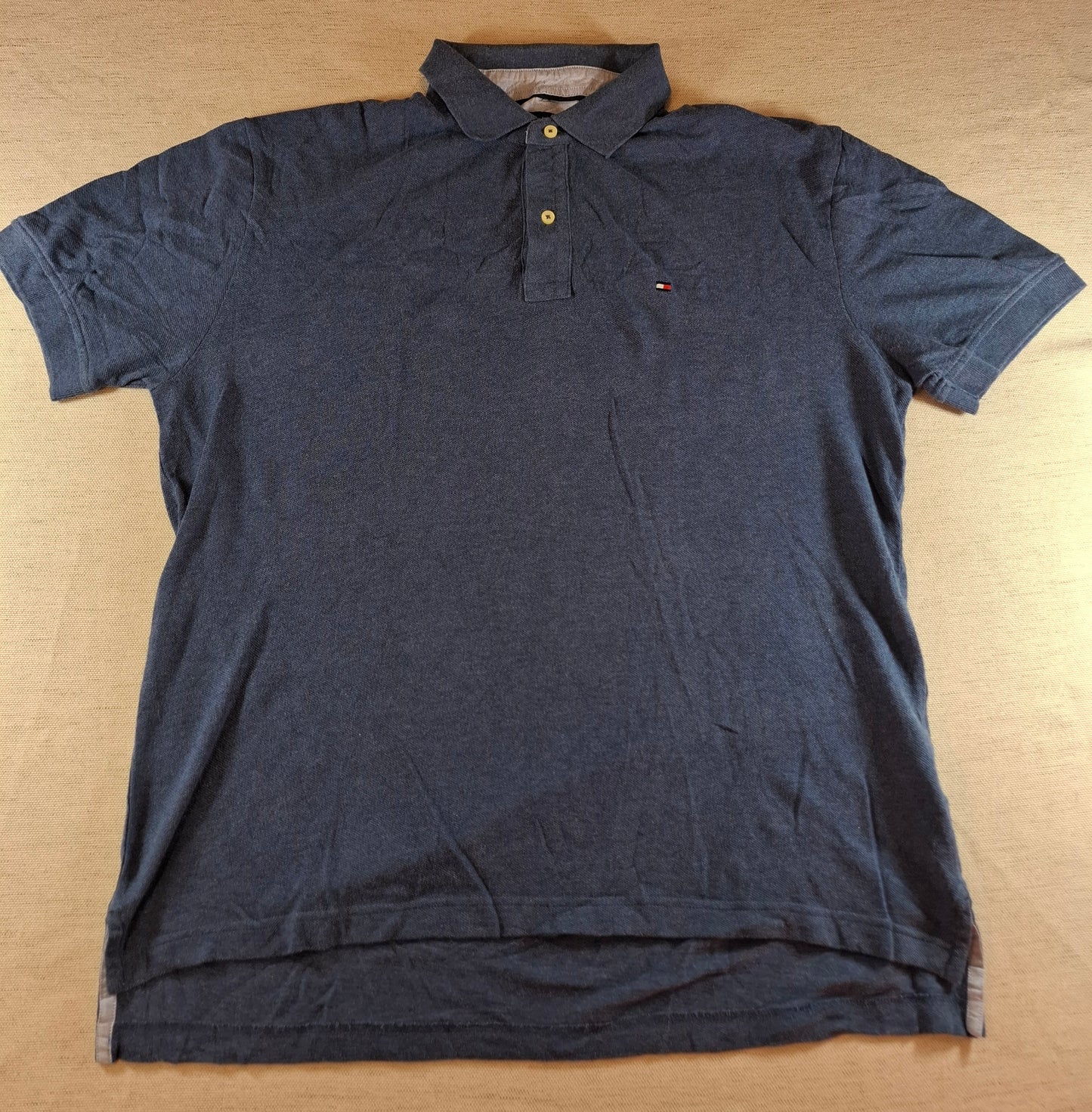 001323 Tommy Hilfiger Polo shirt size L Blue