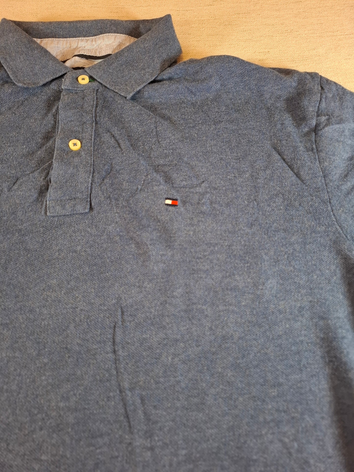 001323 Tommy Hilfiger Polo shirt size L Blue