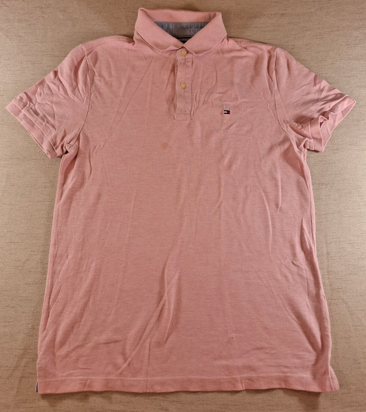 001324 Tommy Hilfiger Polo shirt size M Pink