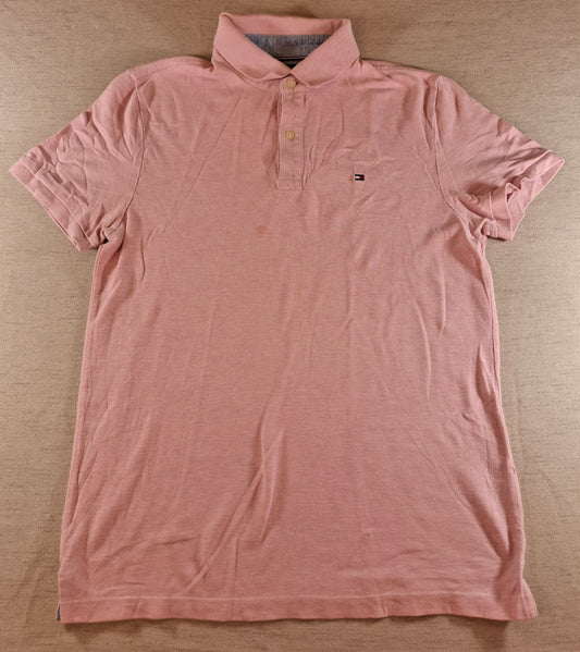001324 Tommy Hilfiger Polo shirt size M Pink