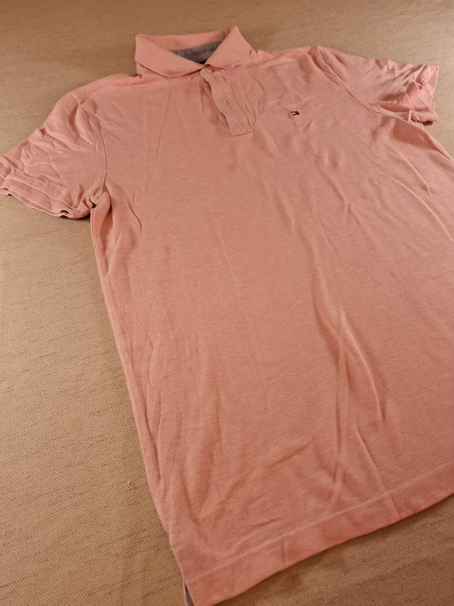 001324 Tommy Hilfiger Polo shirt size M Pink