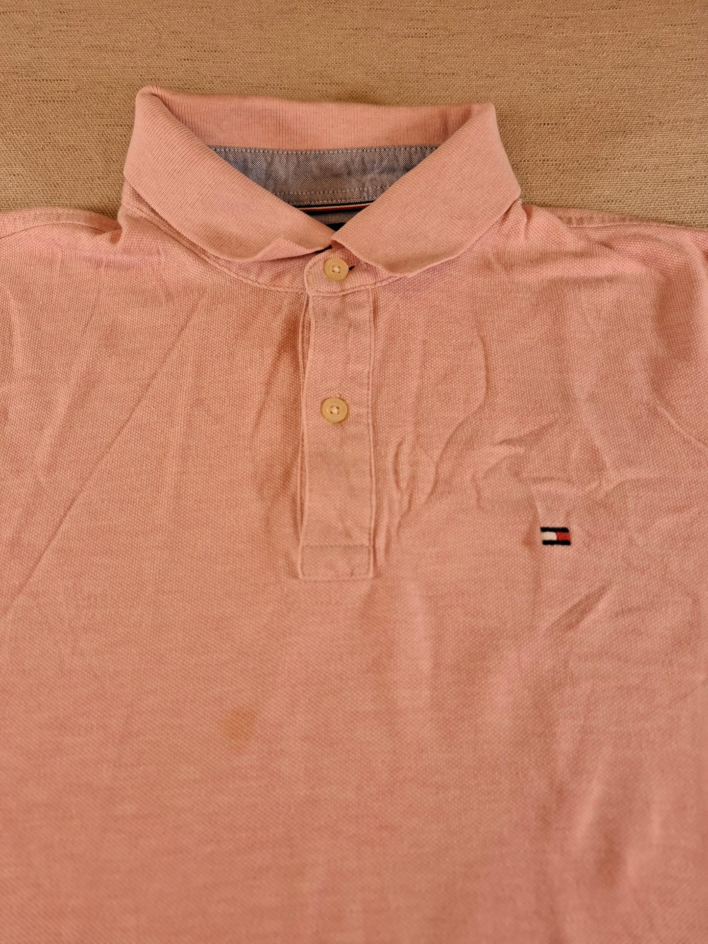 001324 Tommy Hilfiger Polo shirt size M Pink