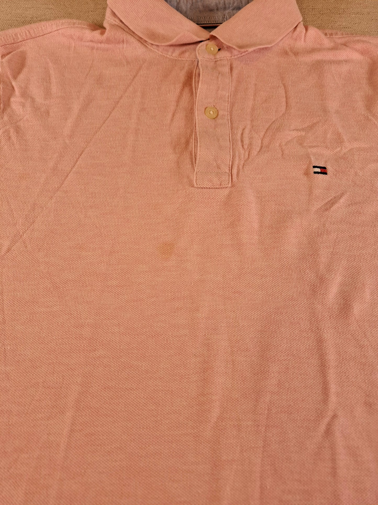 001324 Tommy Hilfiger Polo shirt size M Pink