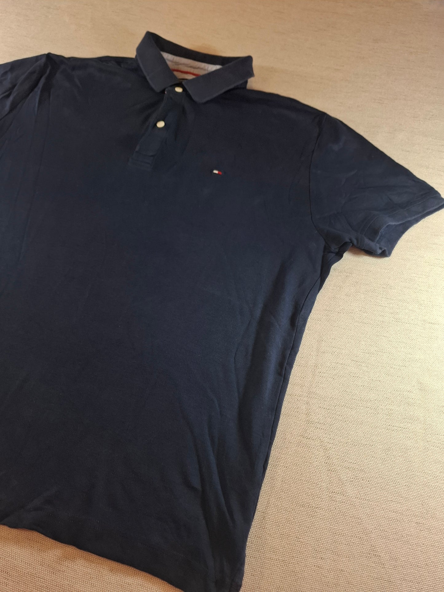 001326 Tommy Hilfiger Polo shirt size L Navy