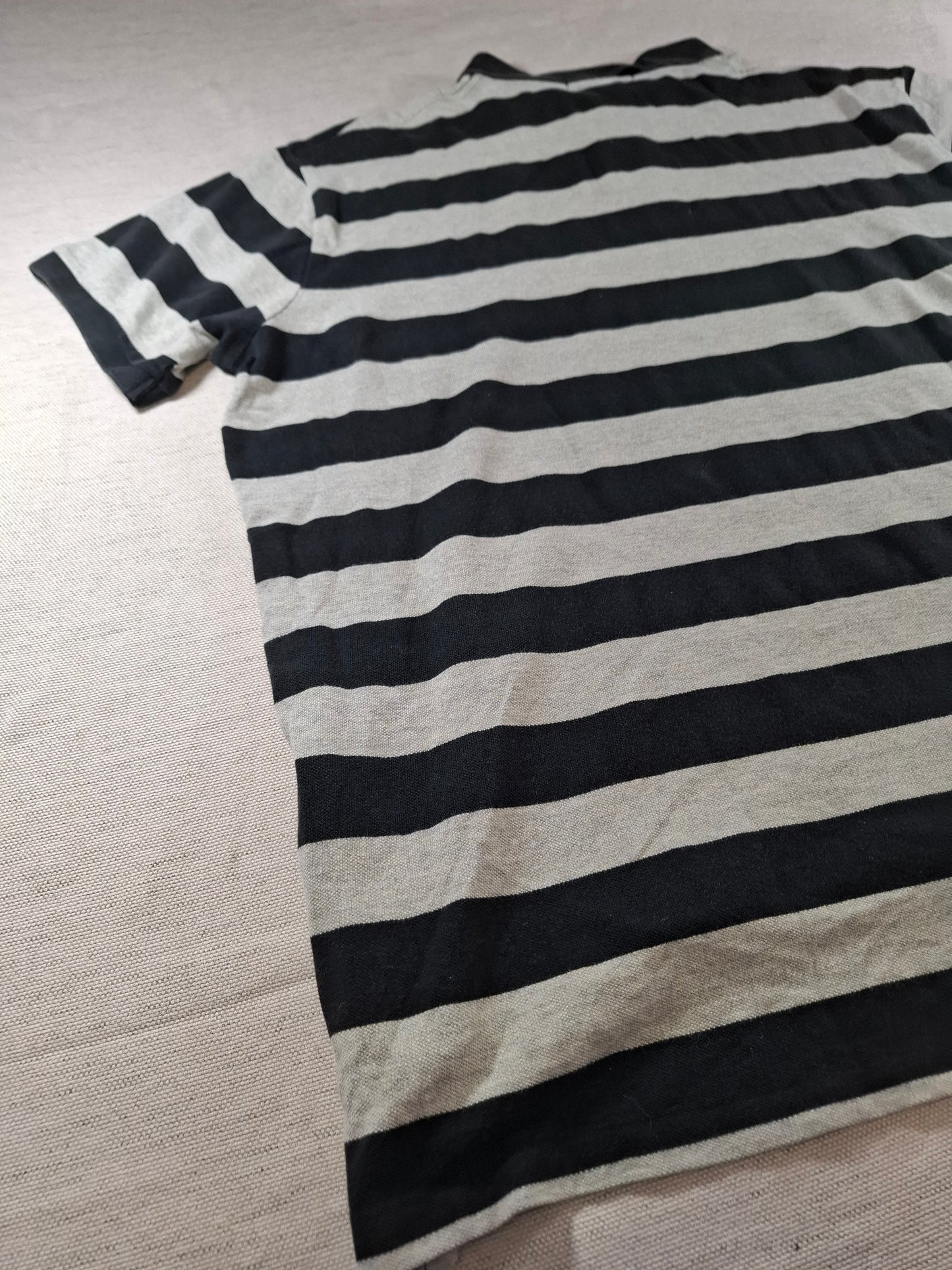 001328 Polo Ralph Lauren Polo shirt size XXL Black/ Grey striped