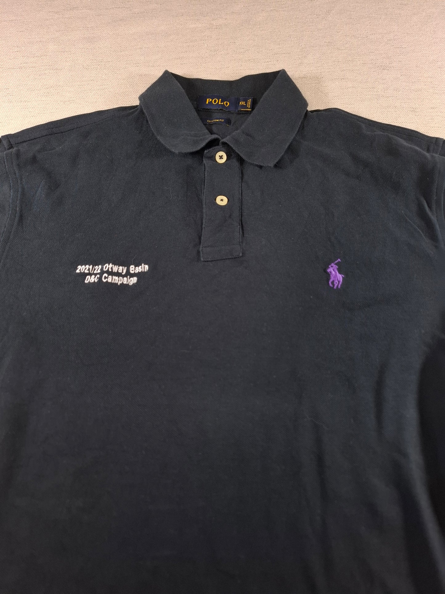 001330 Polo Ralph Lauren Polo shirt size XXL Black