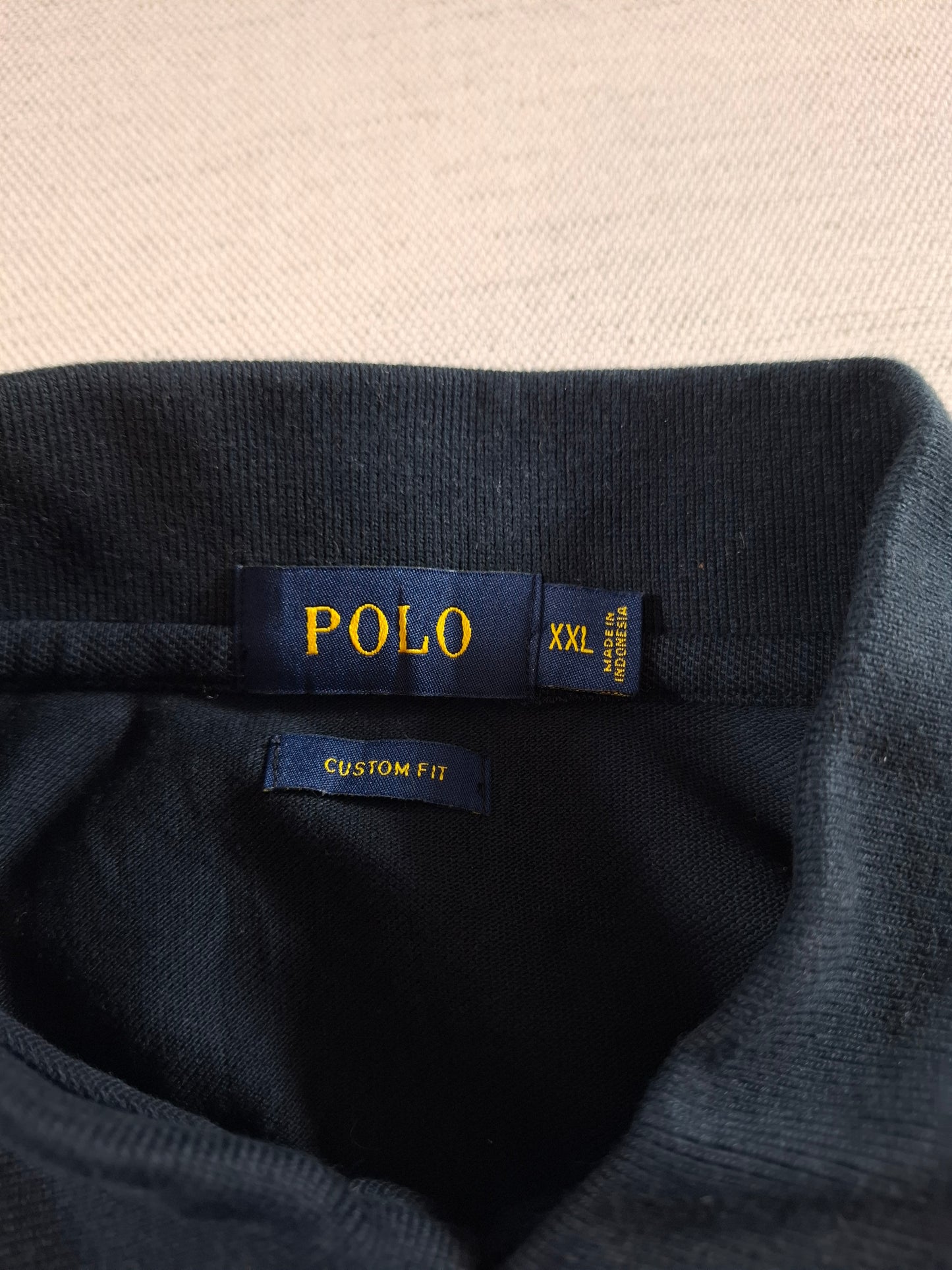 001330 Polo Ralph Lauren Polo shirt size XXL Black