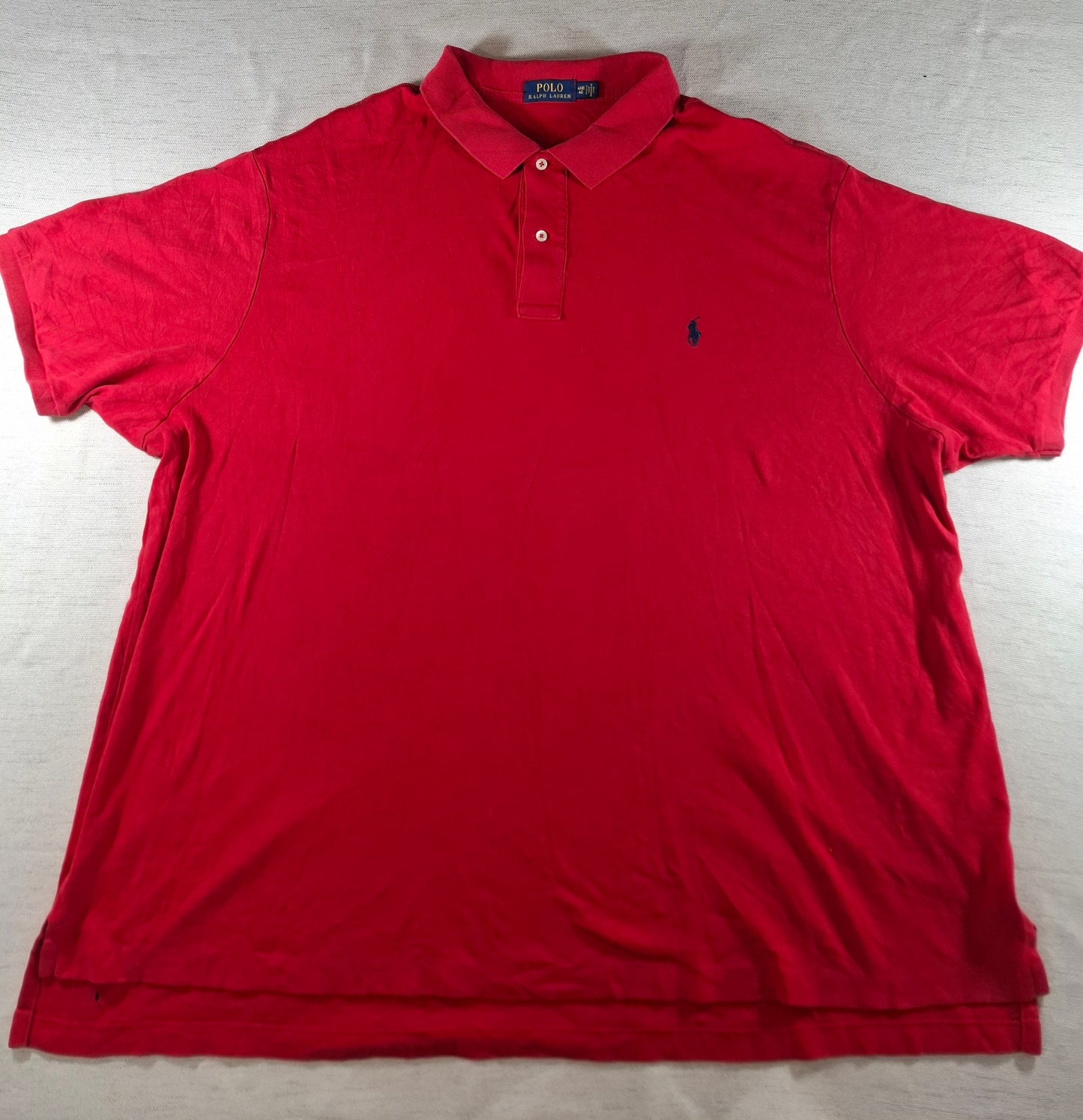 001332 Polo Ralph Lauren Polo shirt size 4XL Red