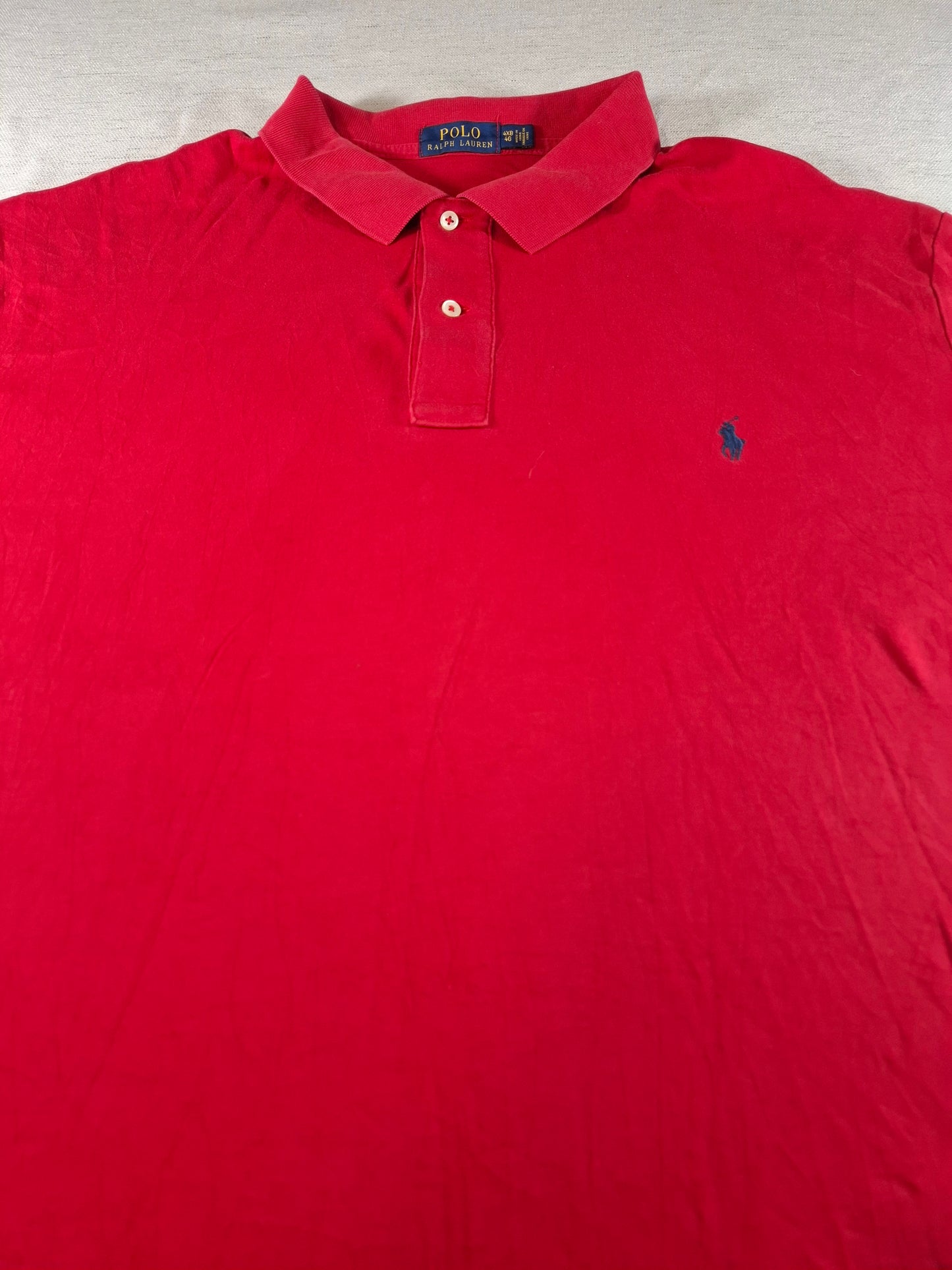 001332 Polo Ralph Lauren Polo shirt size 4XL Red