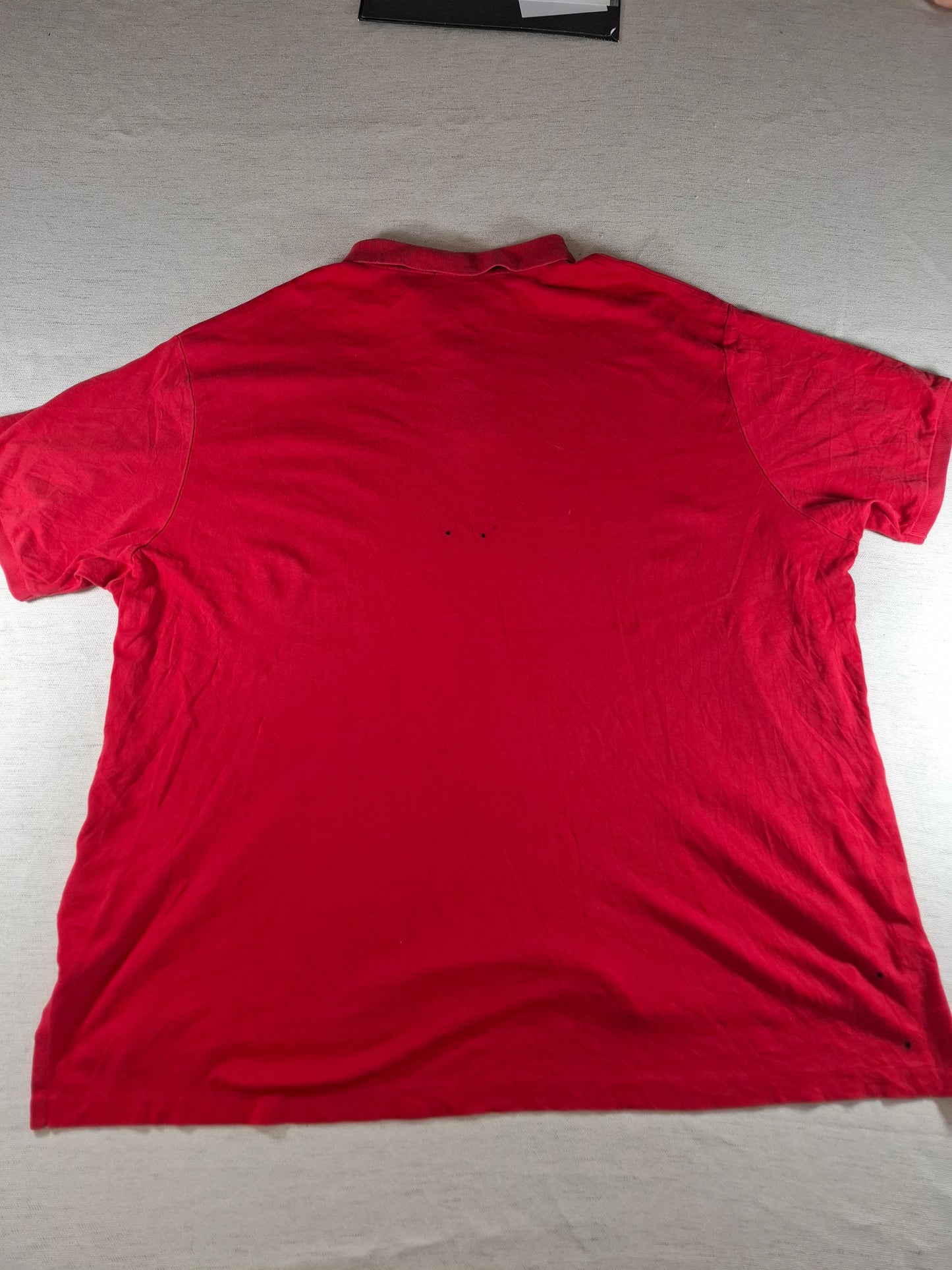 001332 Polo Ralph Lauren Polo shirt size 4XL Red