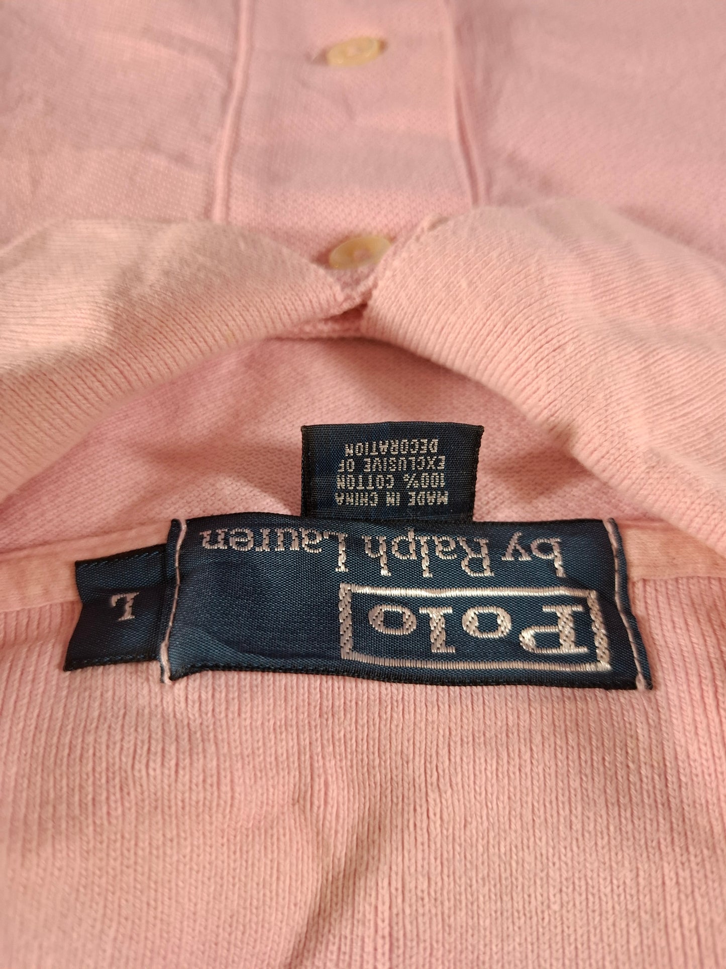 001333 Polo Ralph Lauren Polo shirt size L Pink