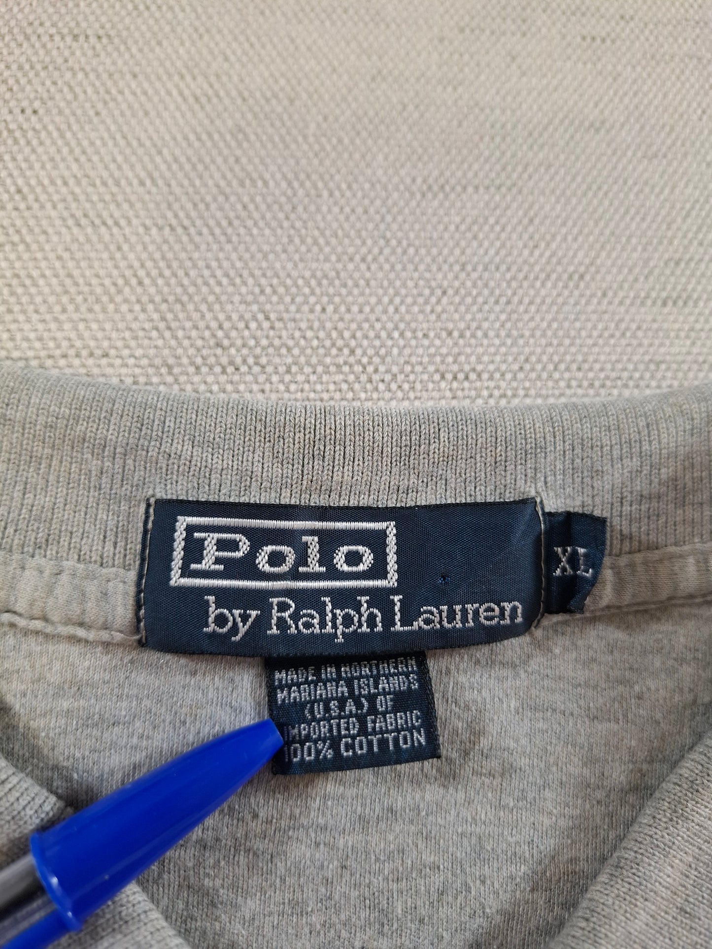 001335 Polo Ralph Lauren Polo shirt size XL Grey