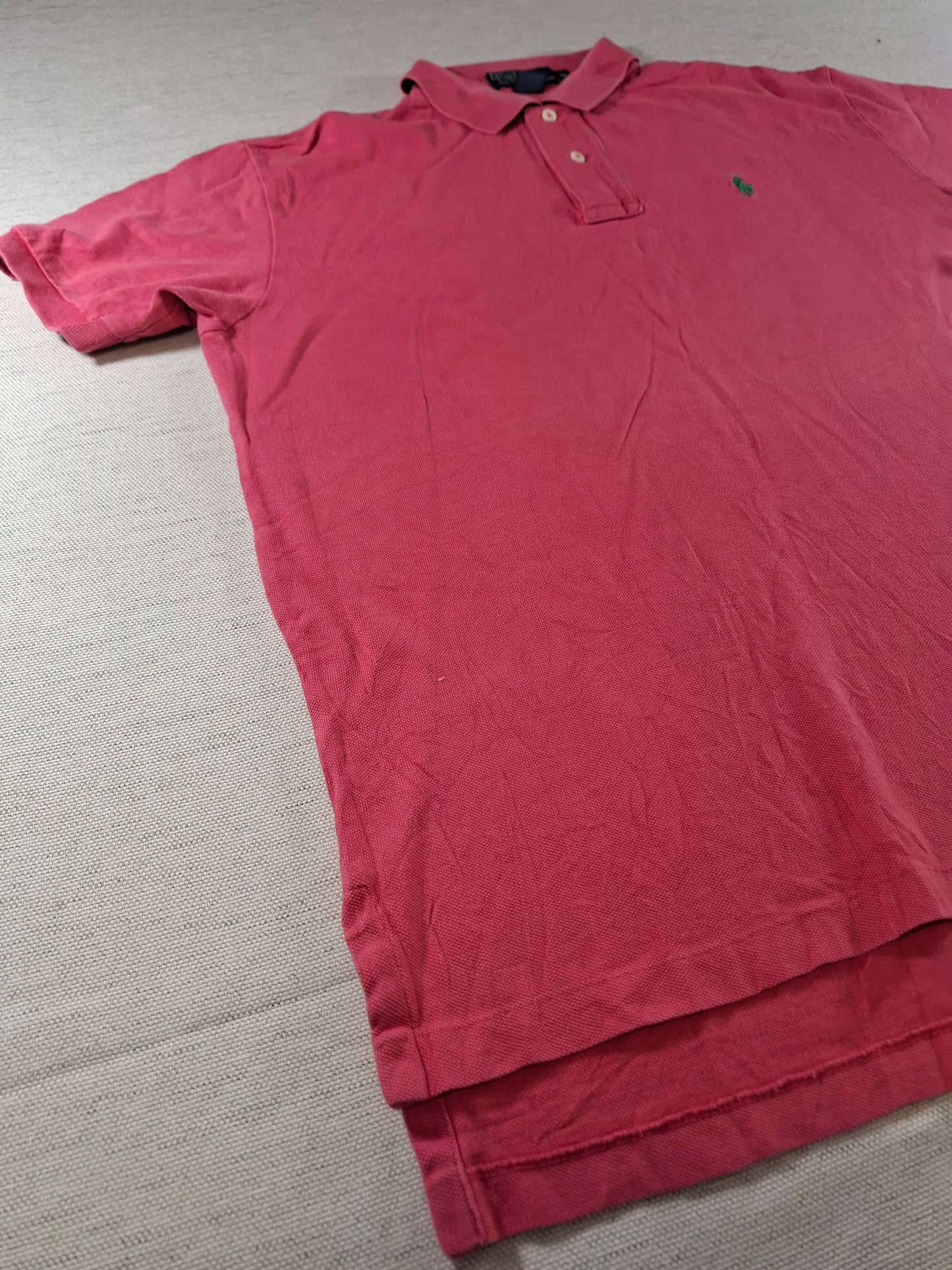 001337 Polo Ralph Lauren Polo shirt size M Pink/ Orange
