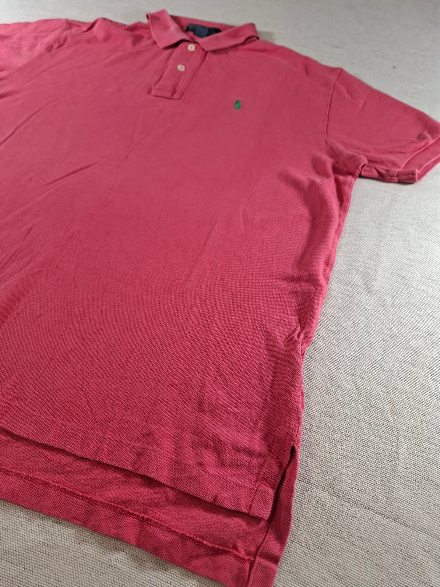 001337 Polo Ralph Lauren Polo shirt size M Pink/ Orange
