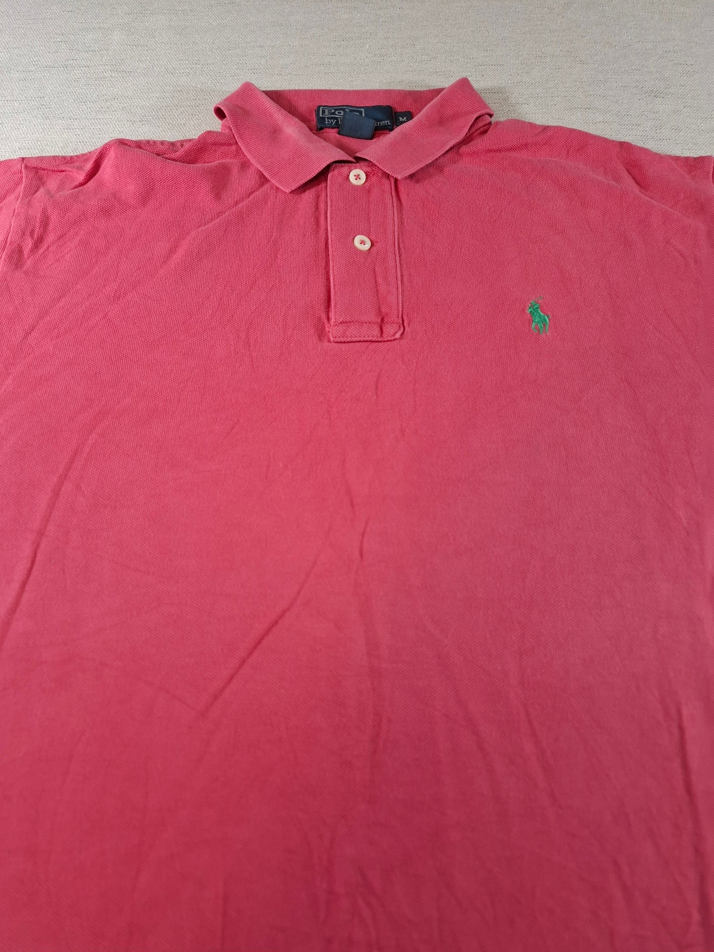 001337 Polo Ralph Lauren Polo shirt size M Pink/ Orange