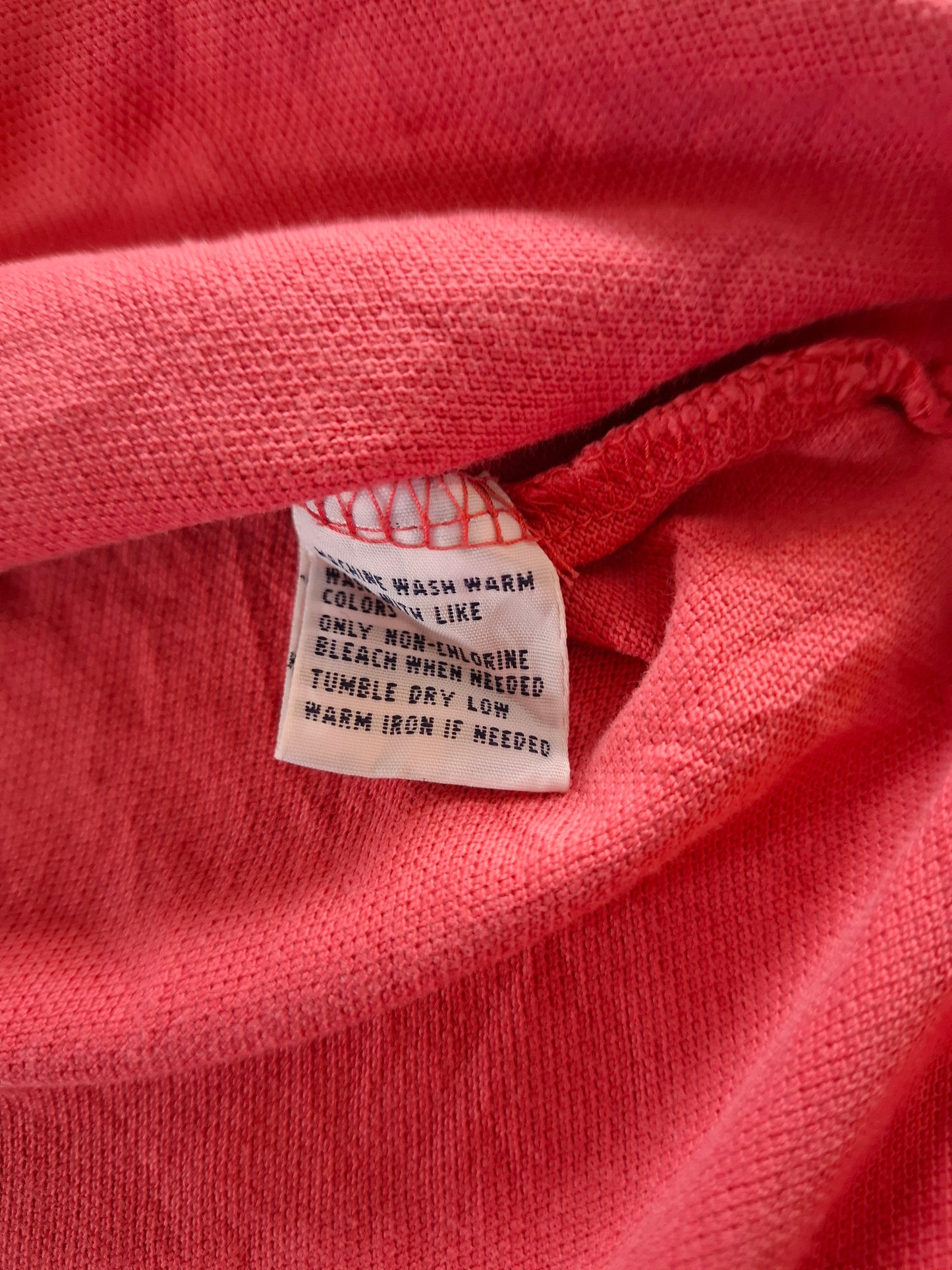 001337 Polo Ralph Lauren Polo shirt size M Pink/ Orange
