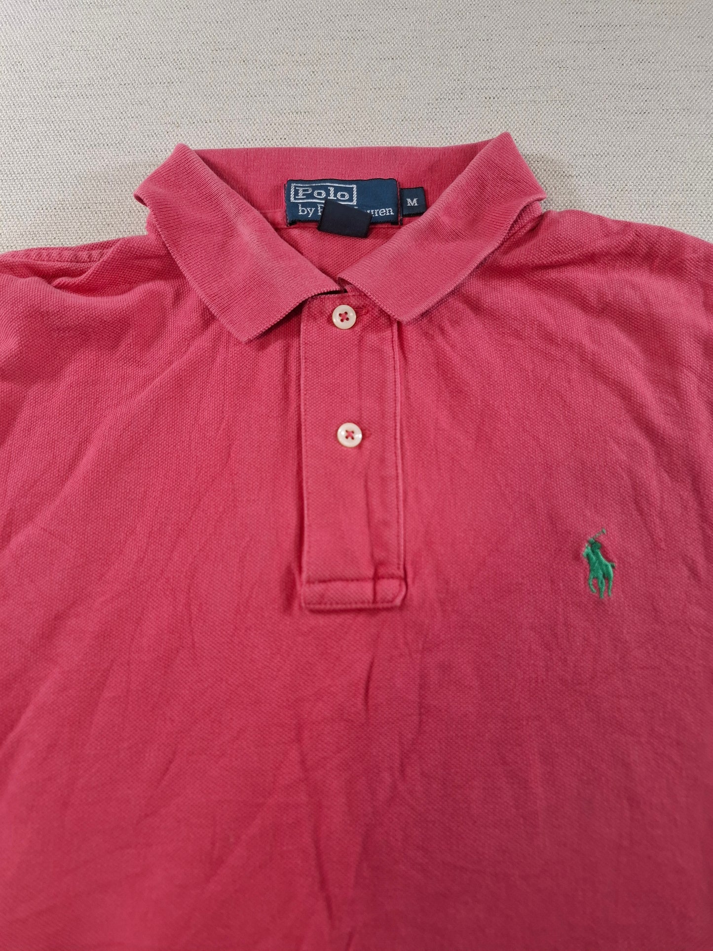 001337 Polo Ralph Lauren Polo shirt size M Pink/ Orange
