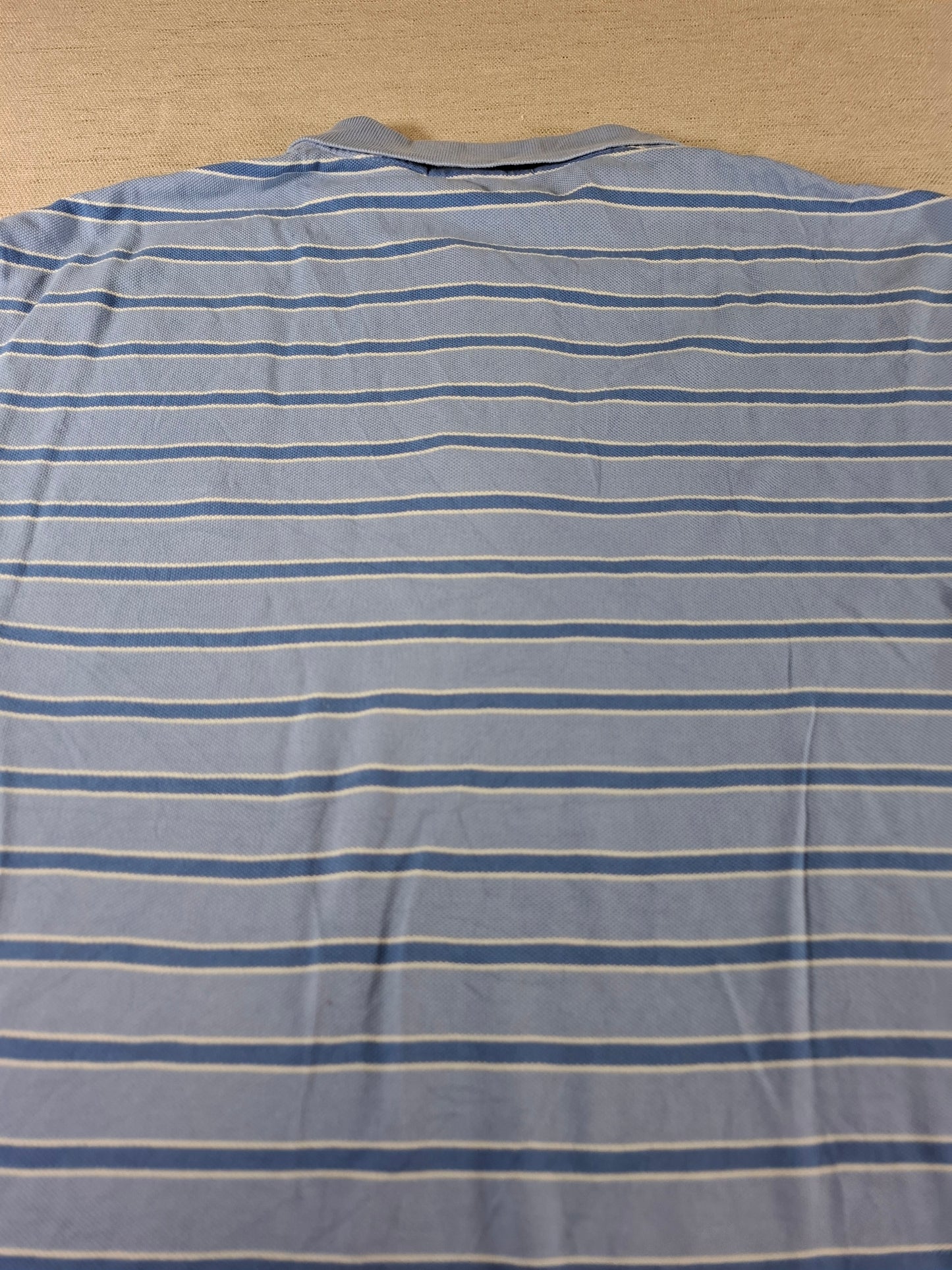 001338 Polo Ralph Lauren Polo shirt size L Lightblue/ Blue stripes