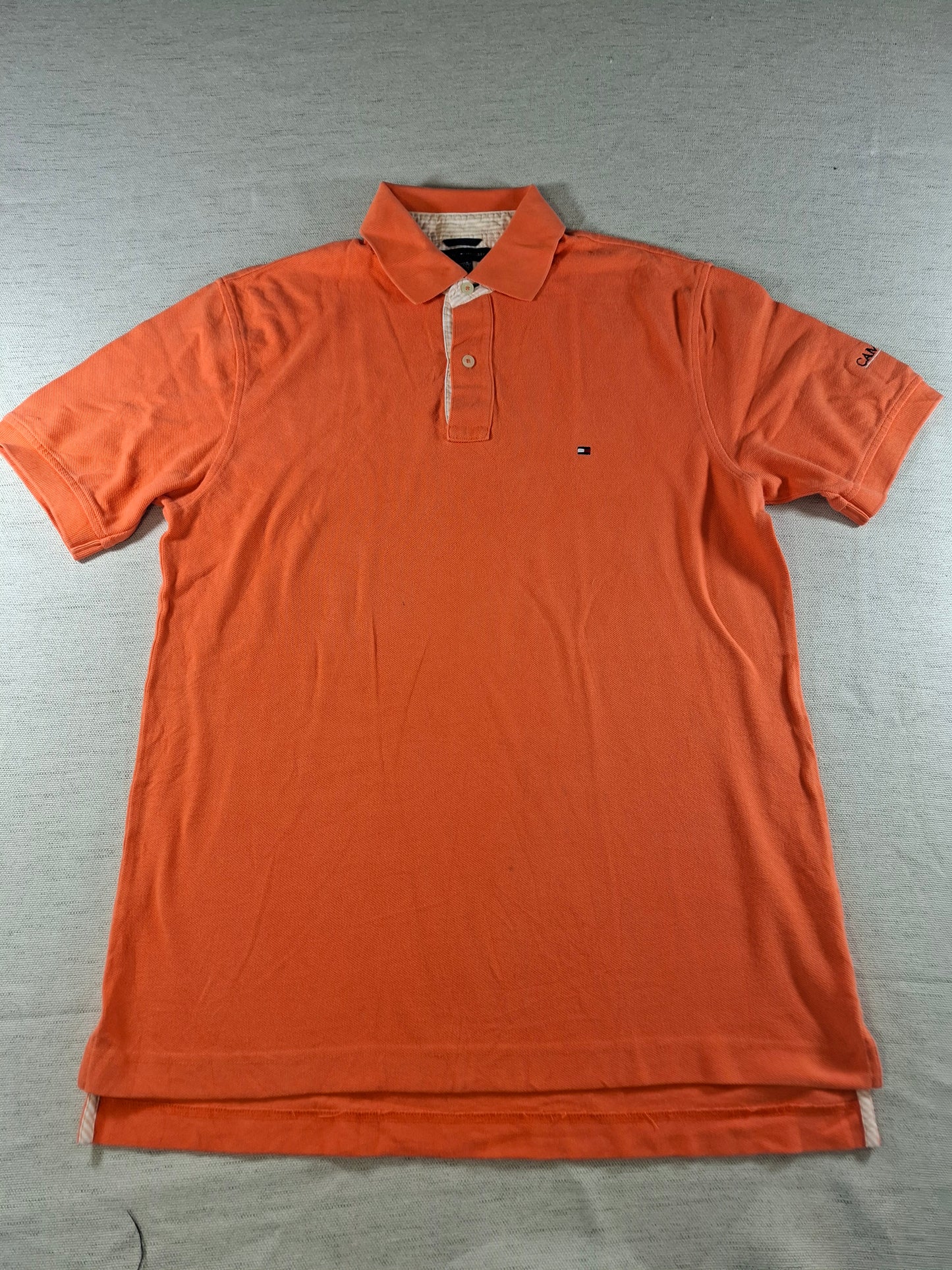 001340 Tommy Hilfiger Polo shirt size M Orange