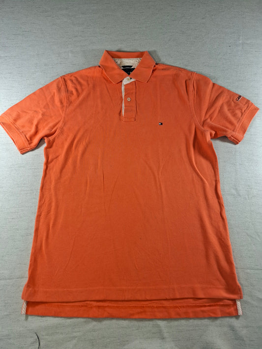 001340 Tommy Hilfiger Polo shirt size M Orange