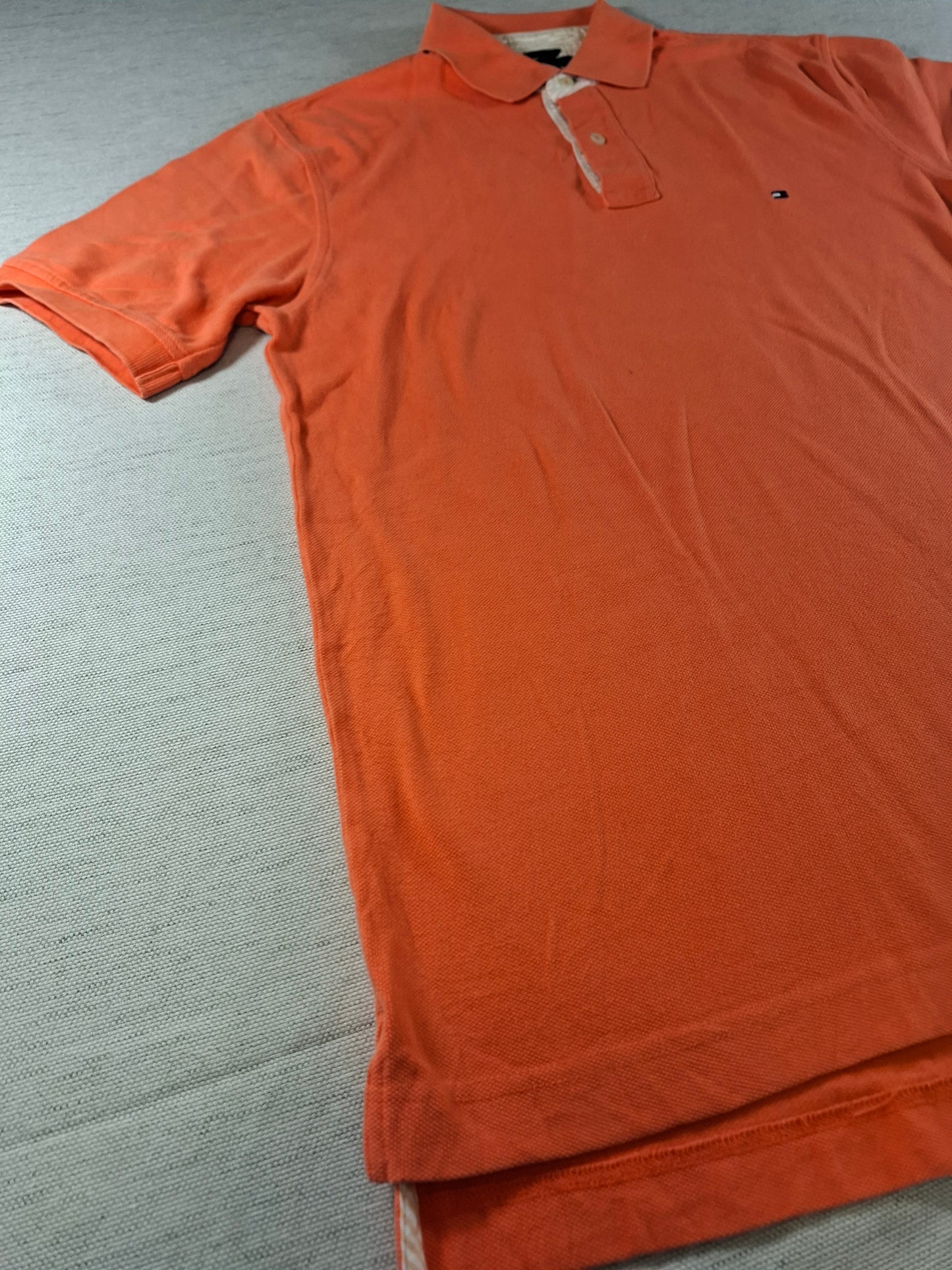 001340 Tommy Hilfiger Polo shirt size M Orange