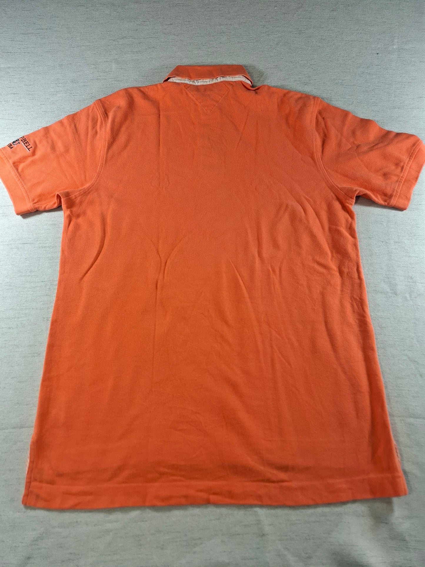 001340 Tommy Hilfiger Polo shirt size M Orange