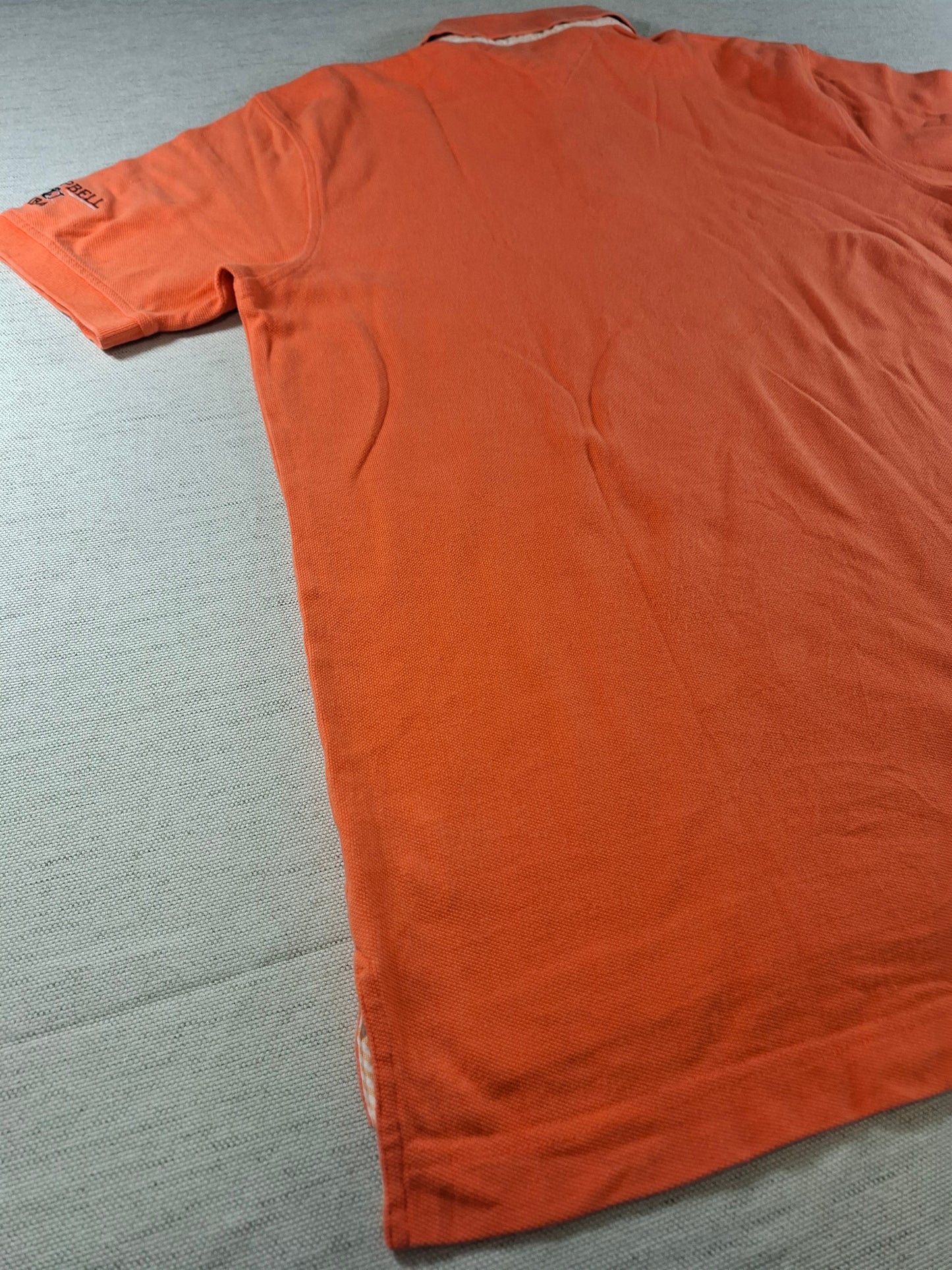 001340 Tommy Hilfiger Polo shirt size M Orange