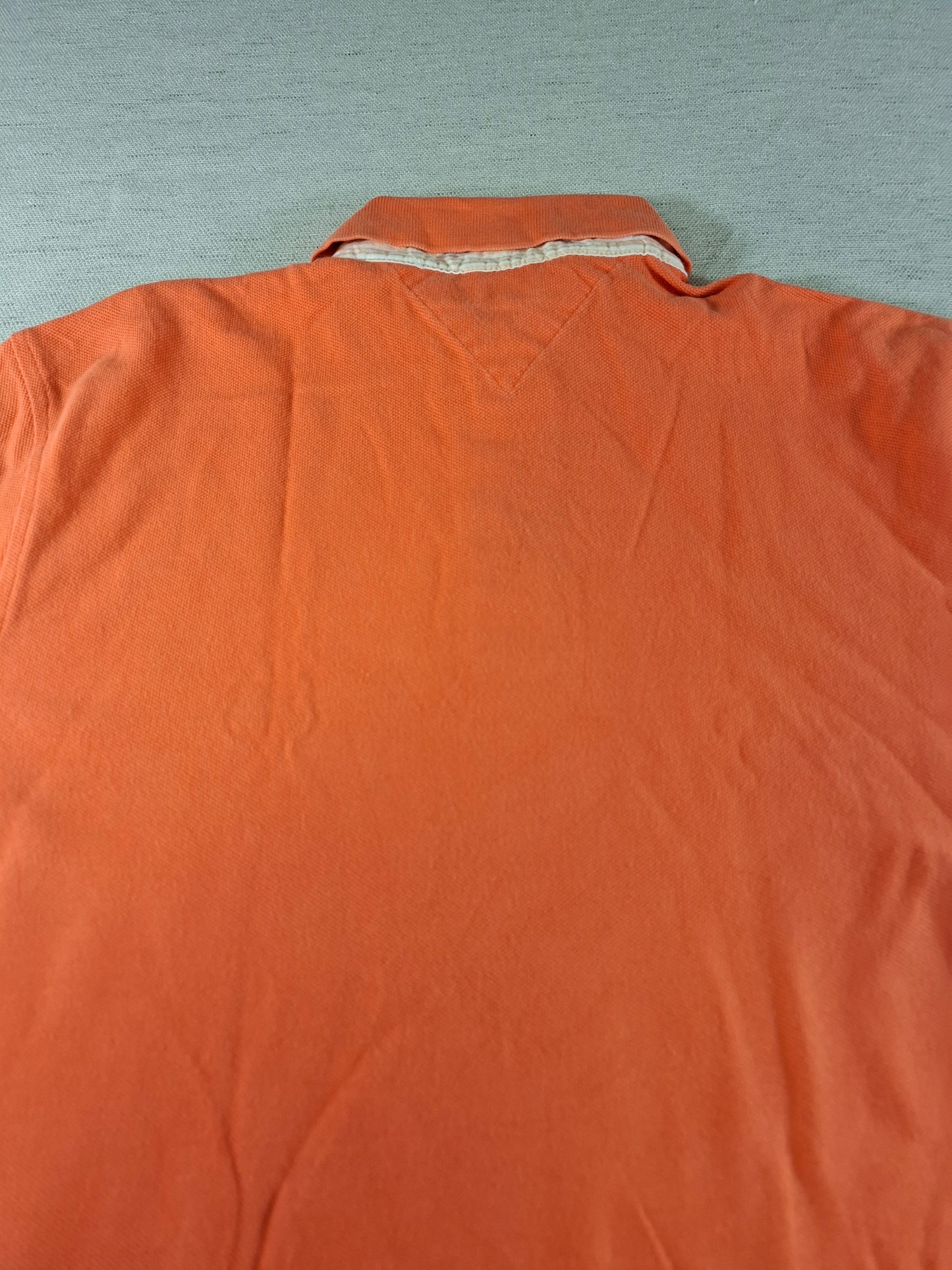001340 Tommy Hilfiger Polo shirt size M Orange