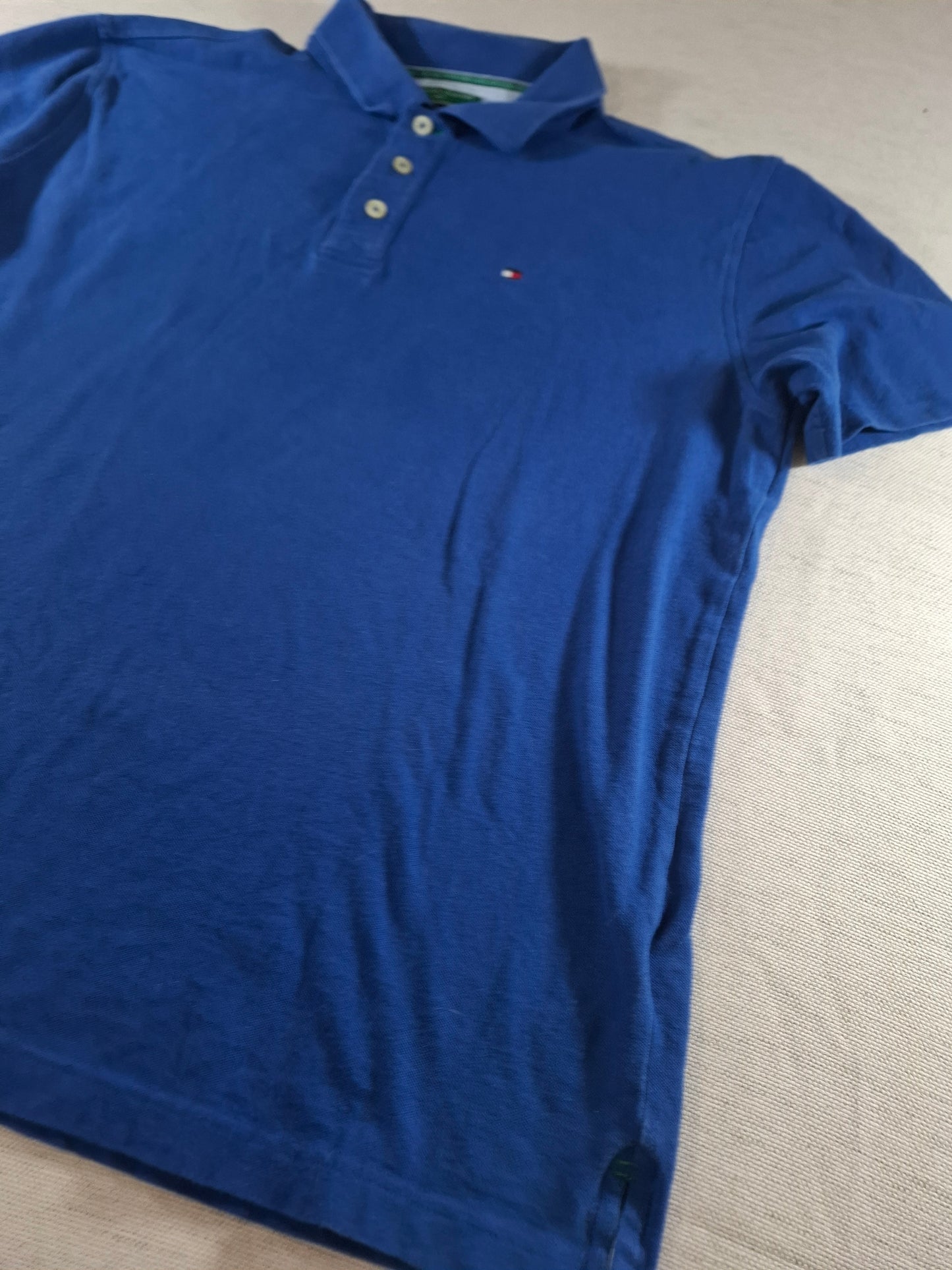 001341 Tommy Hilfiger Polo shirt size XXL Blue