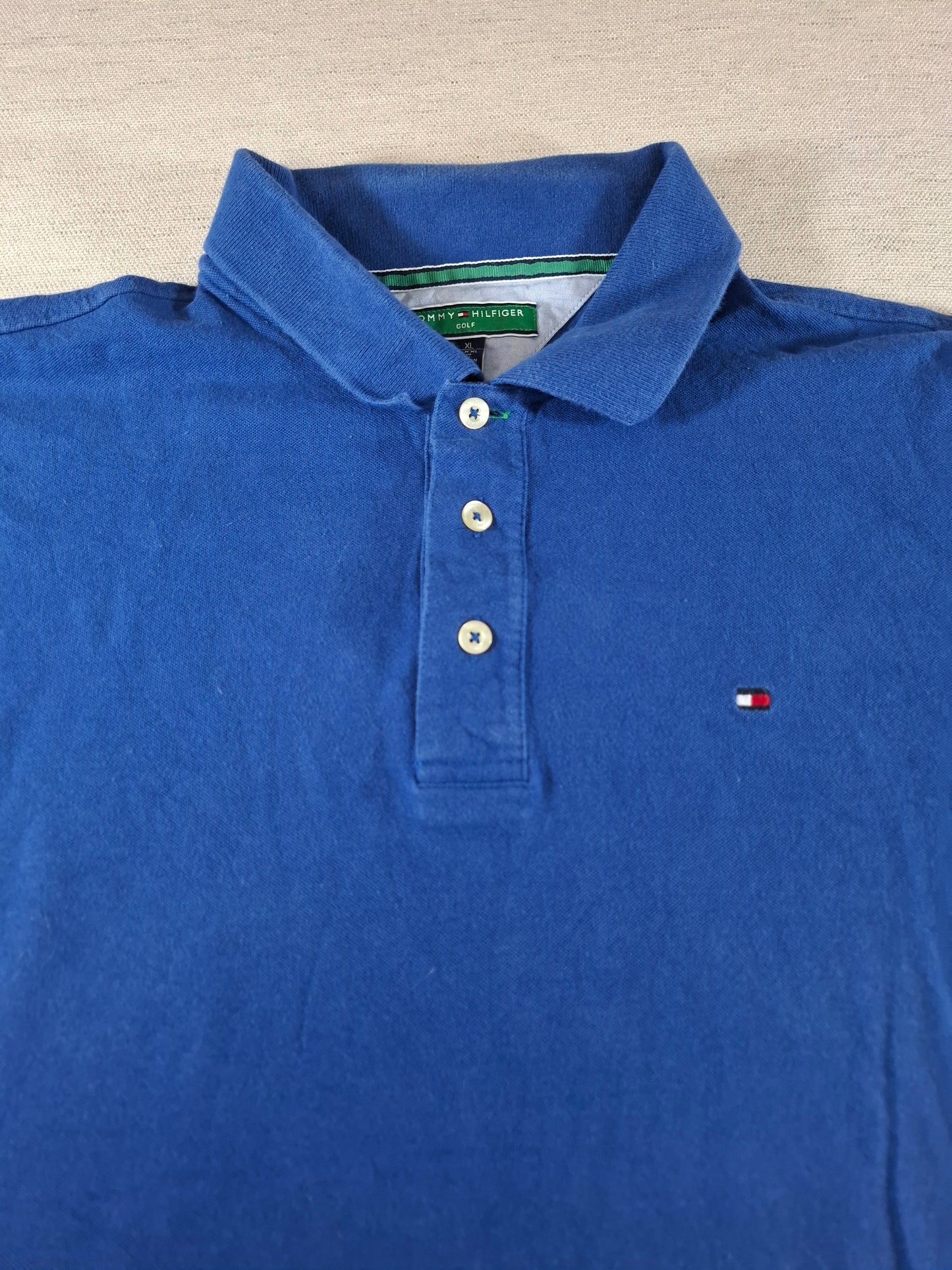 001341 Tommy Hilfiger Polo shirt size XXL Blue