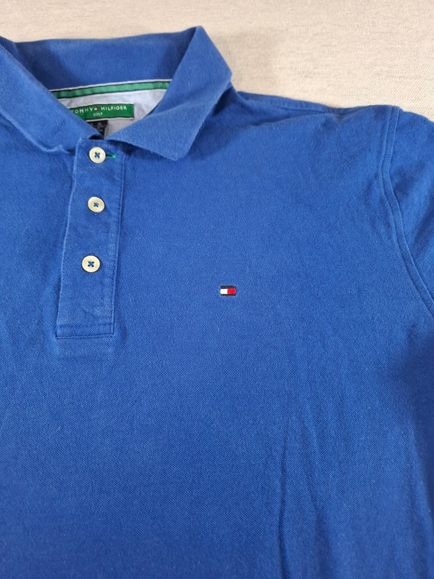 001341 Tommy Hilfiger Polo shirt size XXL Blue