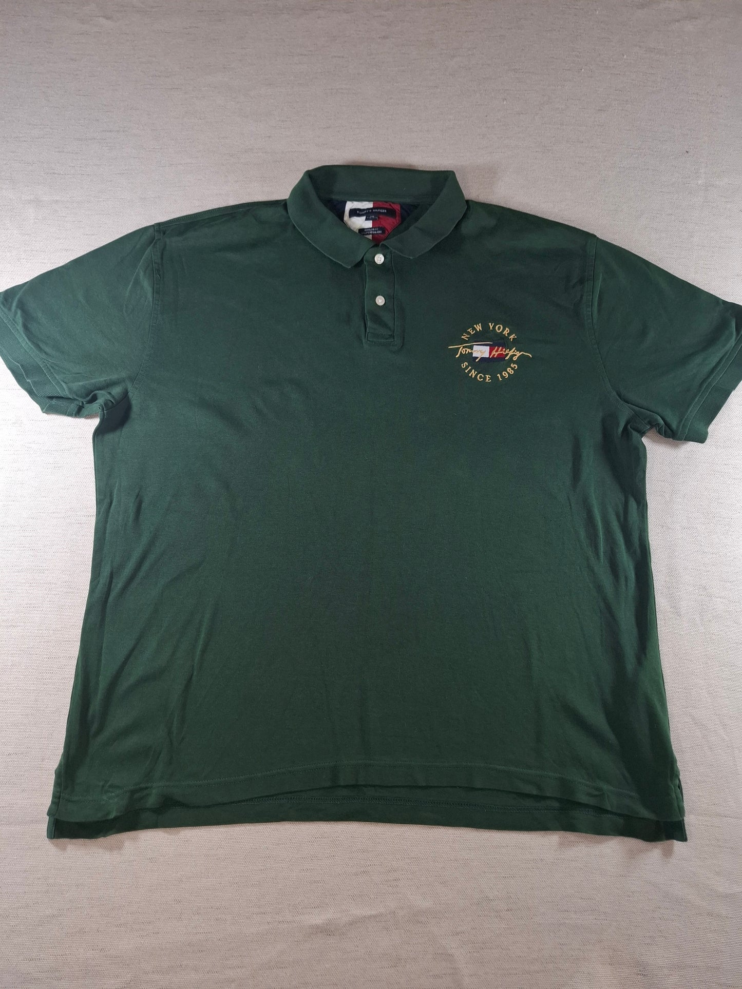 001342 Tommy Hilfiger Polo shirt size XXL Green