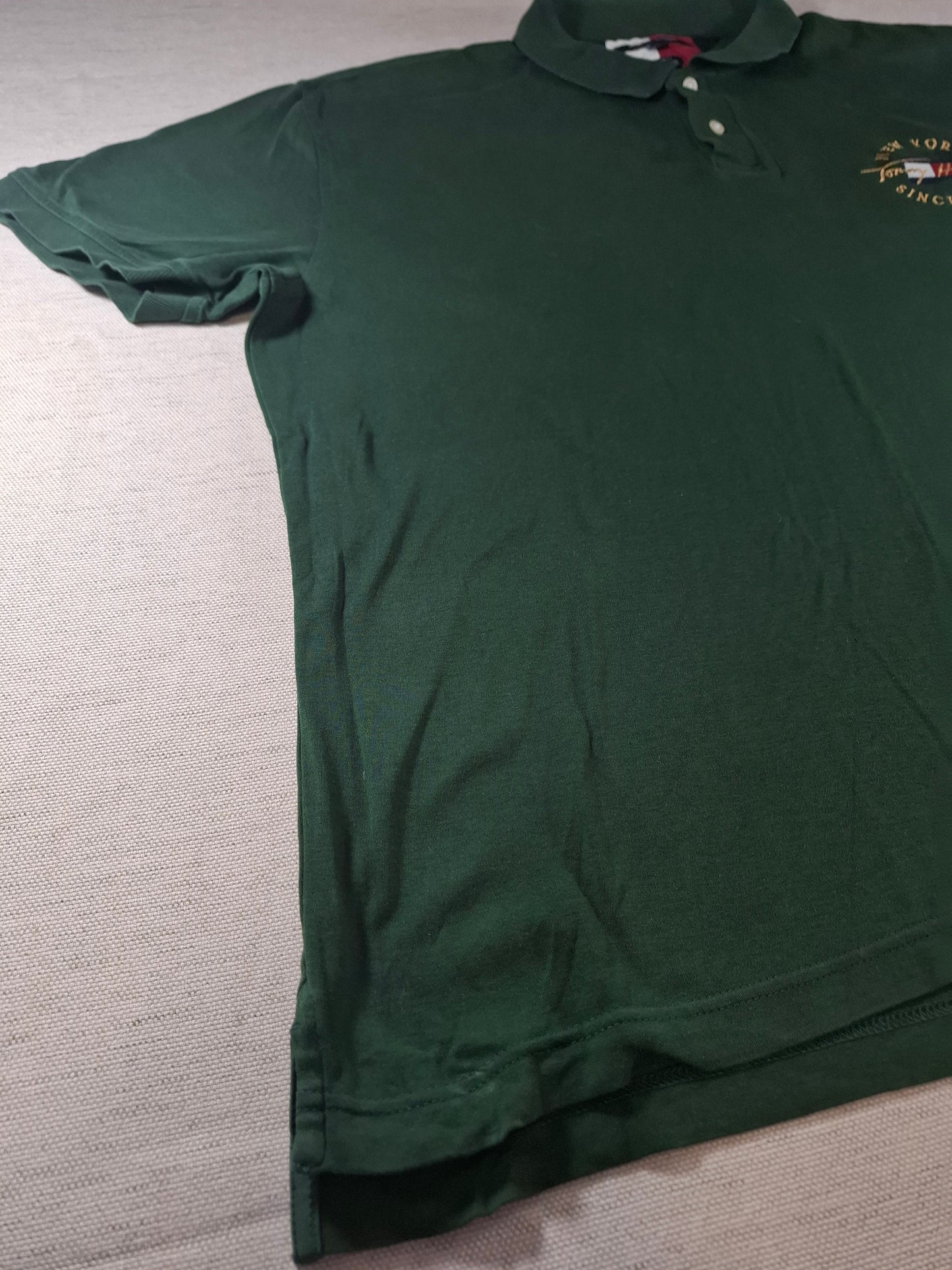 001342 Tommy Hilfiger Polo shirt size XXL Green
