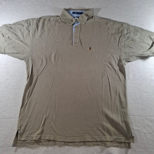 001343 Tommy Hilfiger Polo shirt size XL Khaki