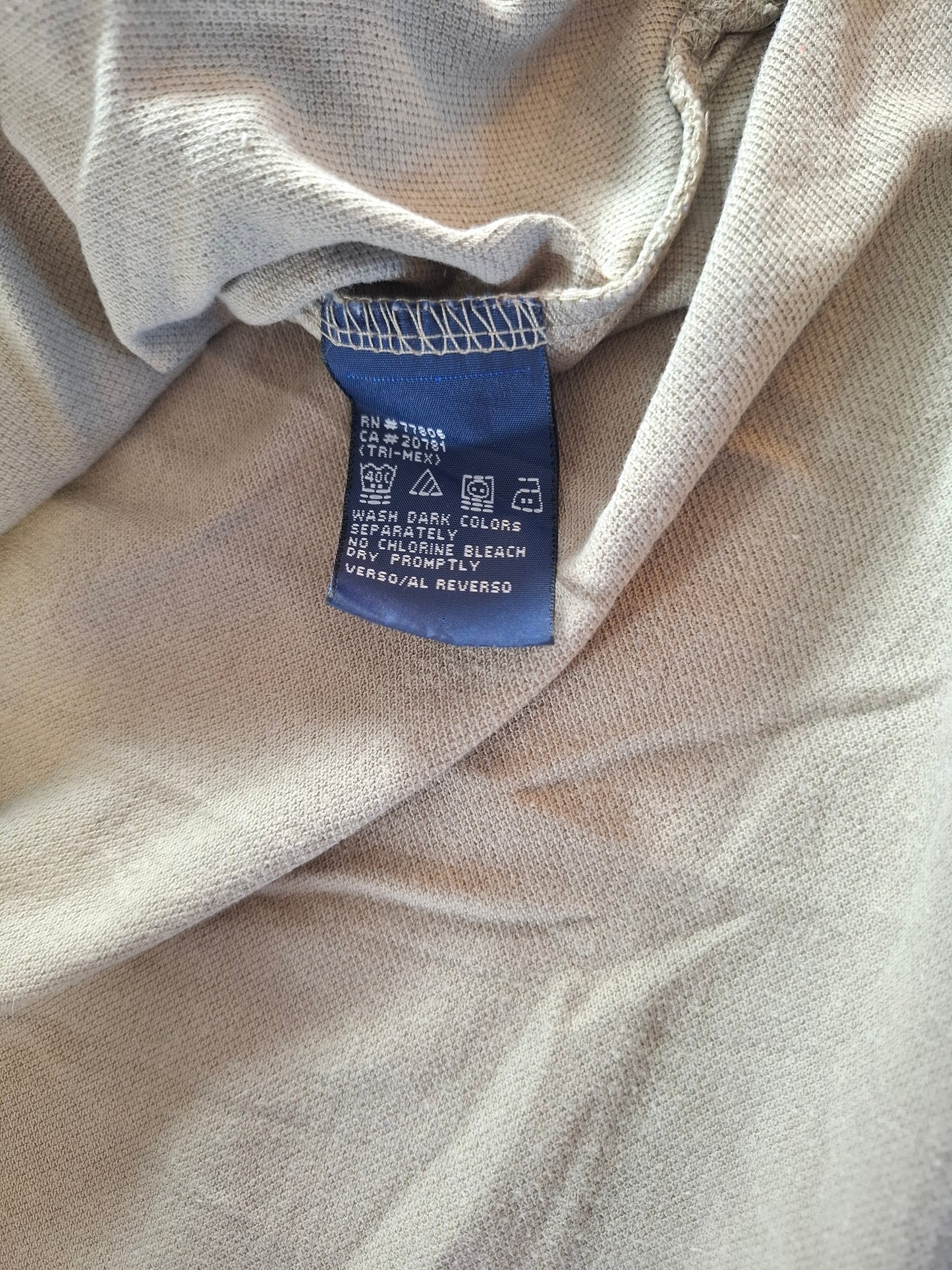 001343 Tommy Hilfiger Polo shirt size XL Khaki