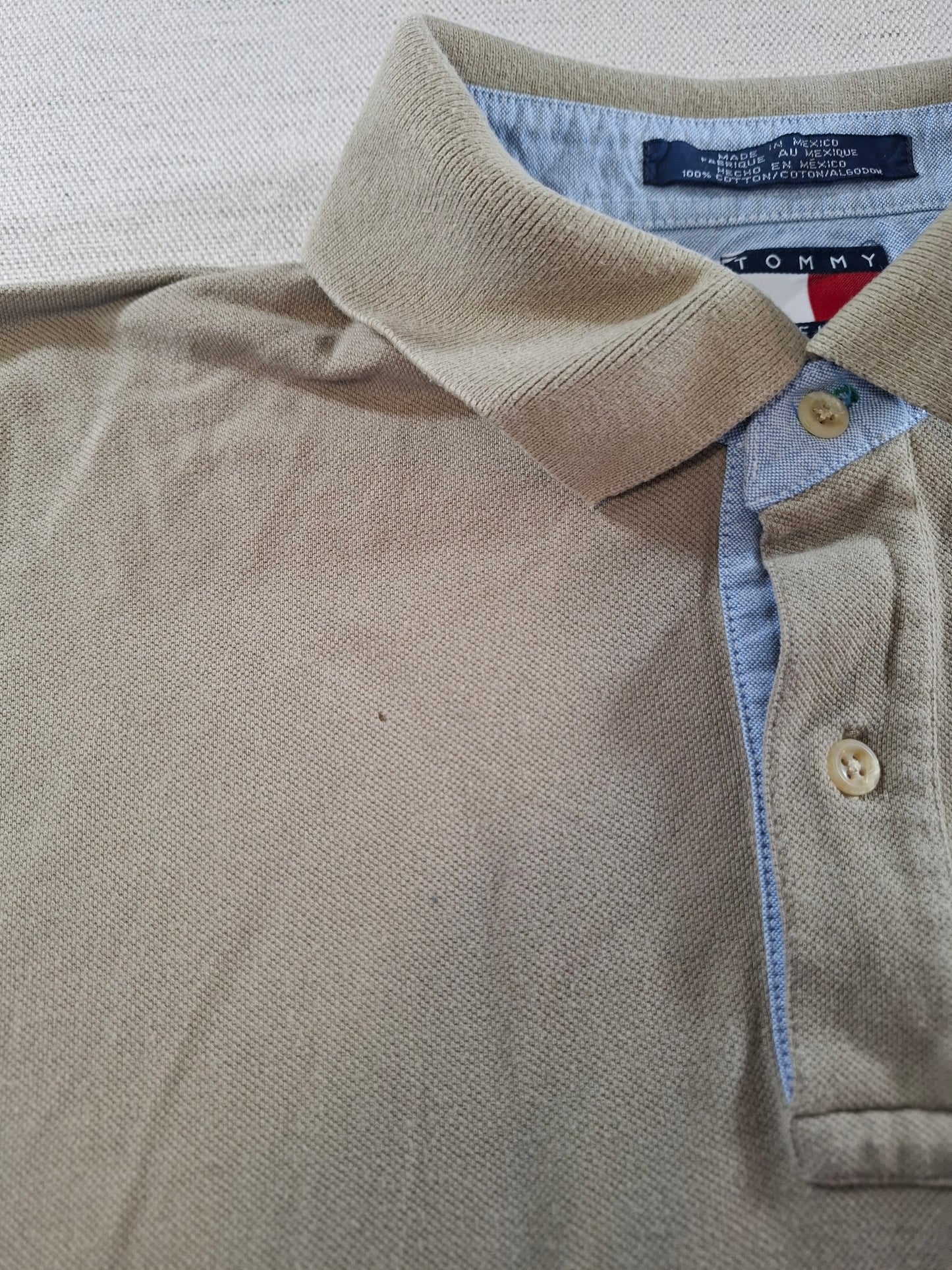 001343 Tommy Hilfiger Polo shirt size XL Khaki