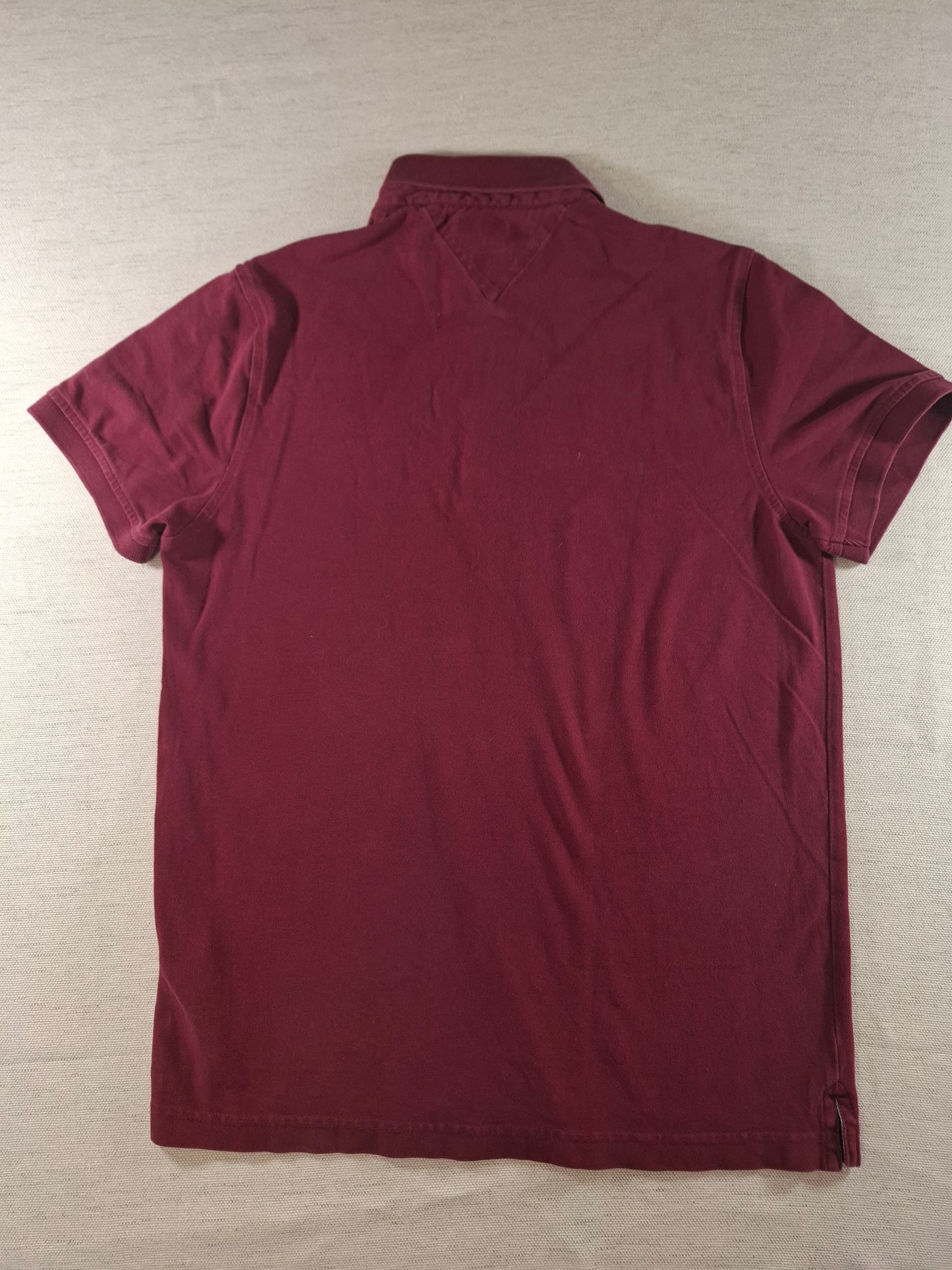 001345 Tommy Hilfiger Polo shirt size M Burgundy