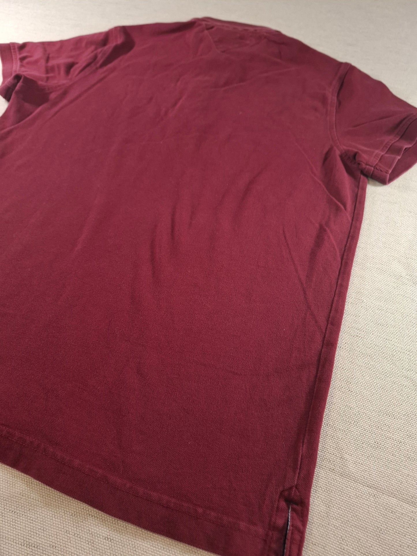 001345 Tommy Hilfiger Polo shirt size M Burgundy