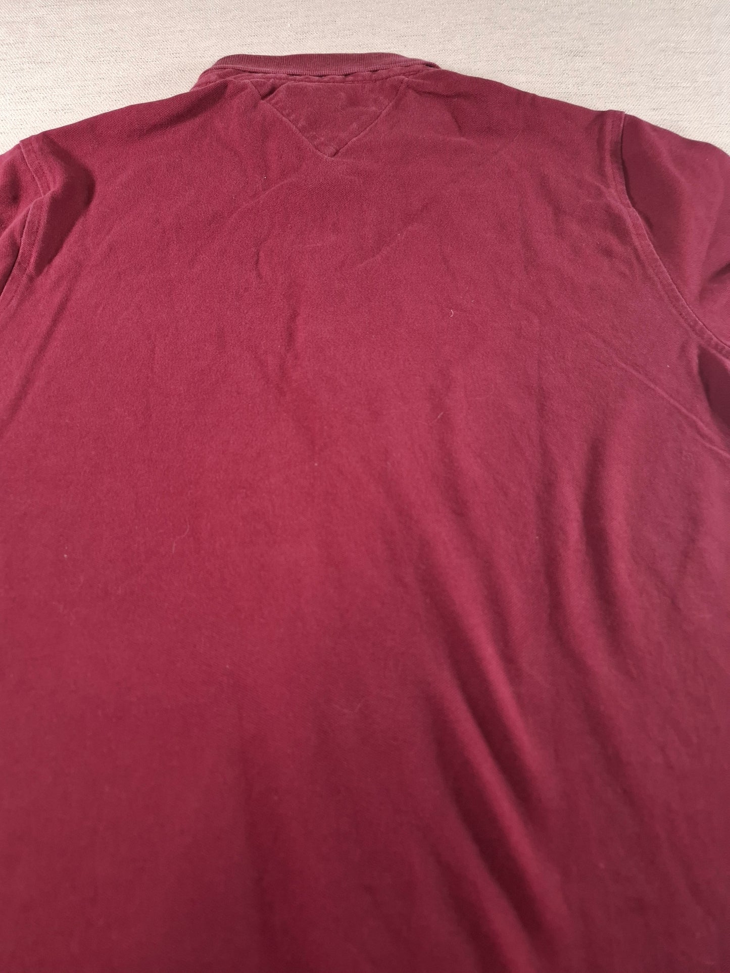 001345 Tommy Hilfiger Polo shirt size M Burgundy