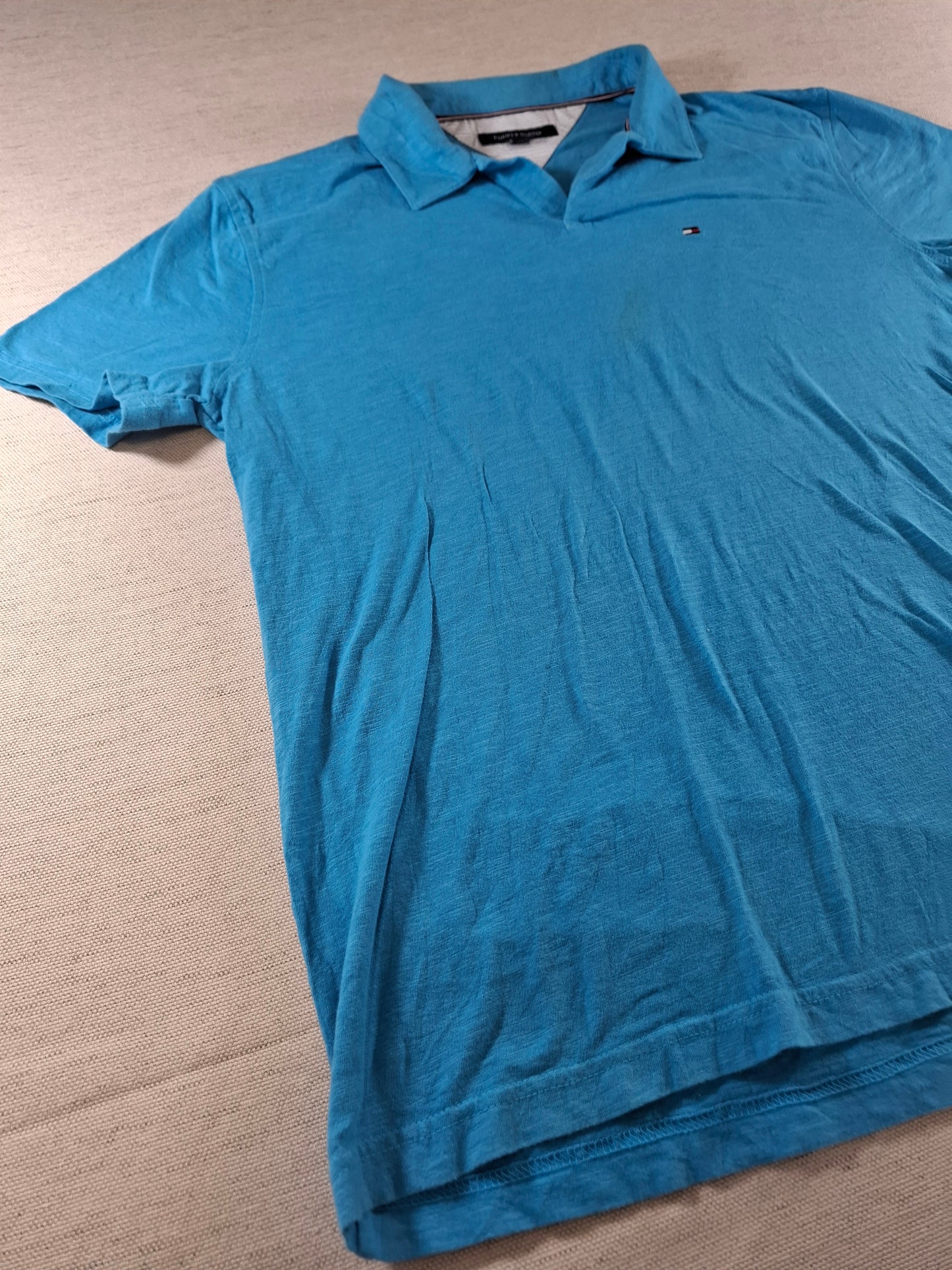 001347 Tommy Hilfiger Polo shirt size L Blue