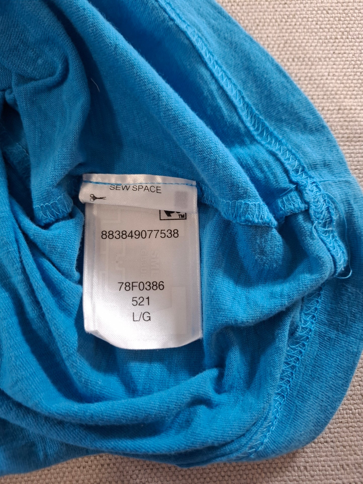 001347 Tommy Hilfiger Polo shirt size L Blue