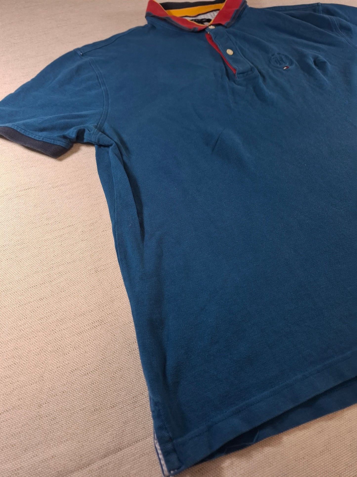 001349 Tommy Hilfiger Polo shirt size L Blue