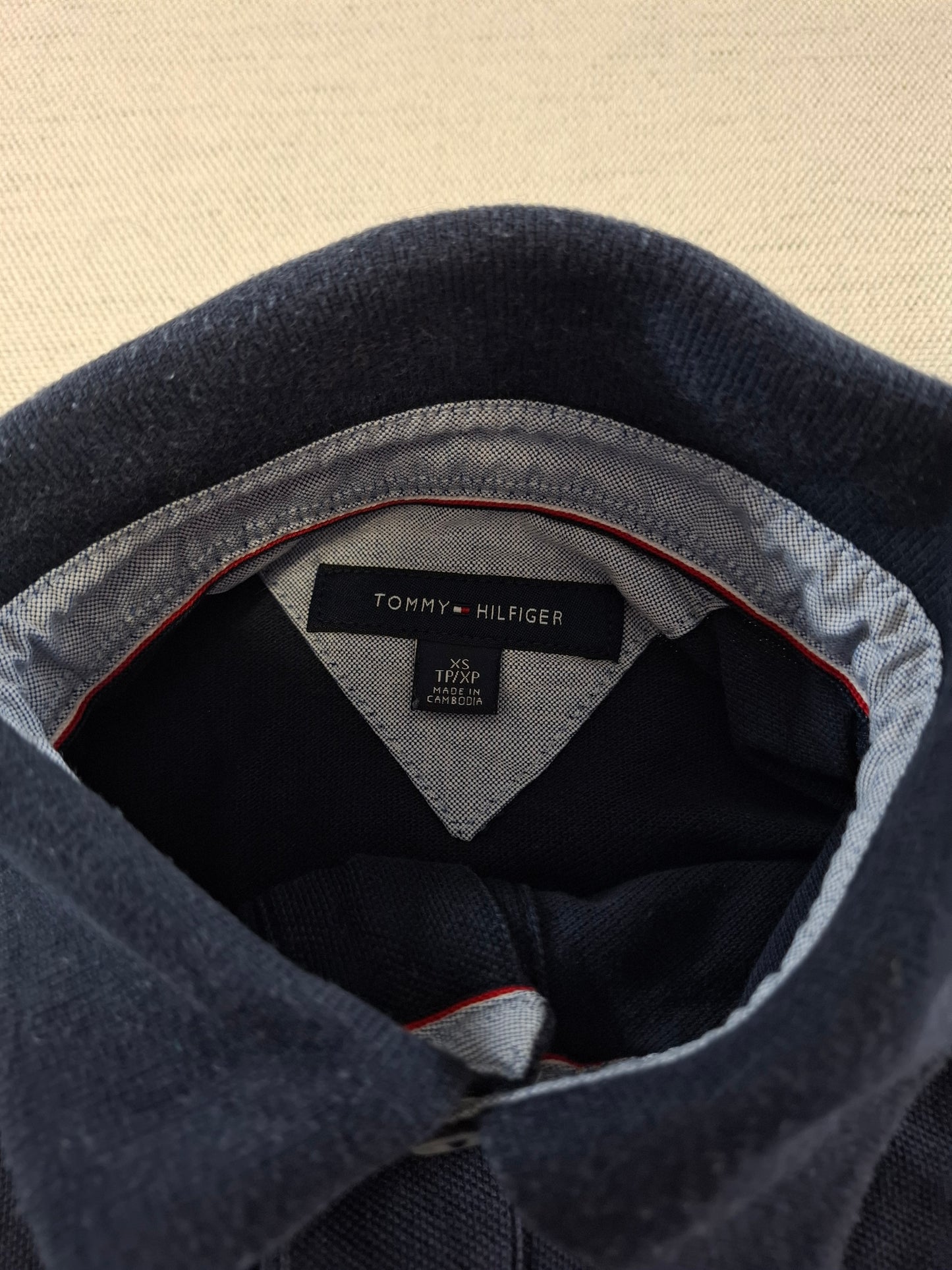 001351 Tommy Hilfiger Polo shirt size XS Navy