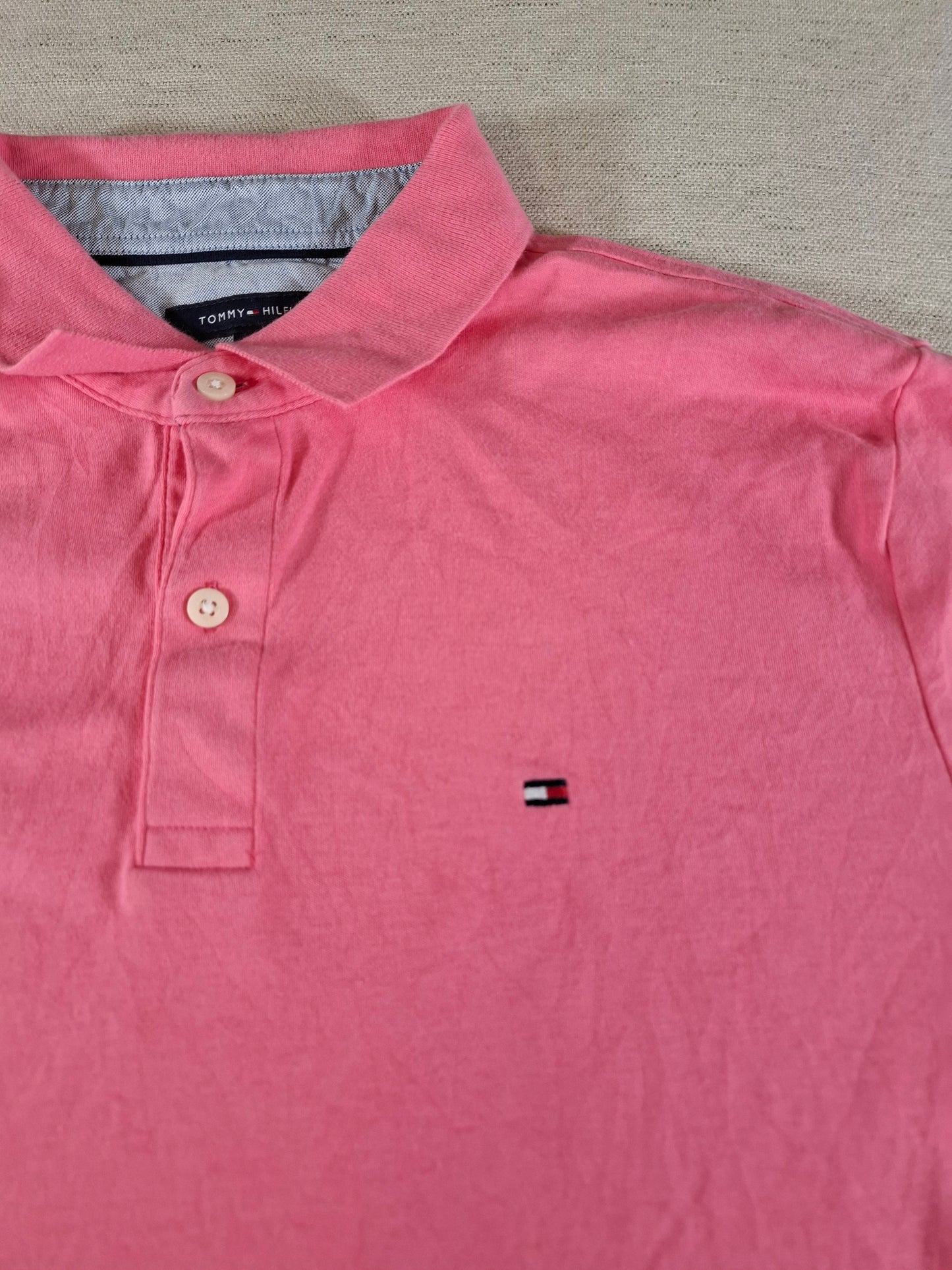 001352 Tommy Hilfiger Polo shirt size M Pink