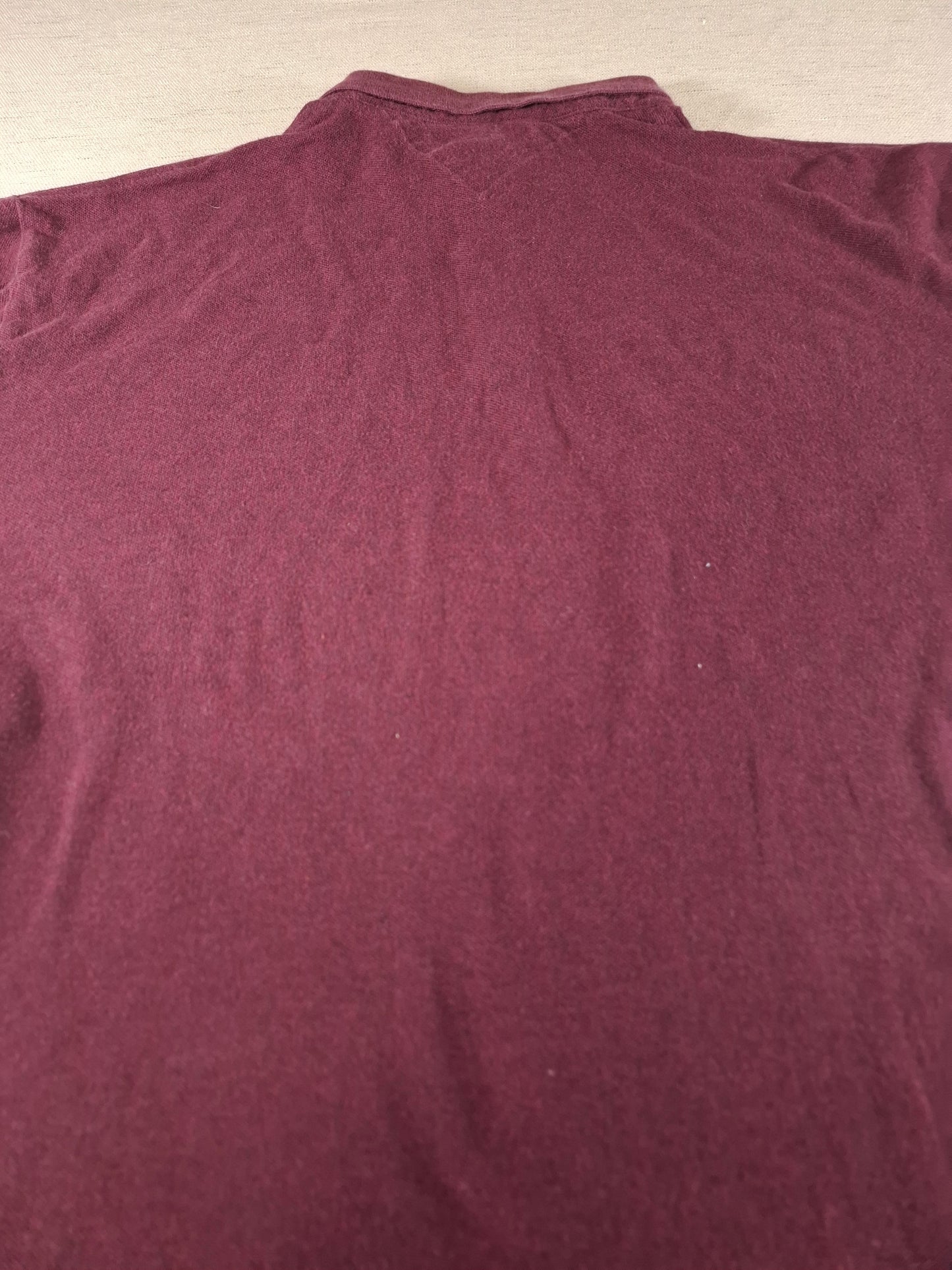 001353 Tommy Hilfiger Polo shirt size XXL Burgundy