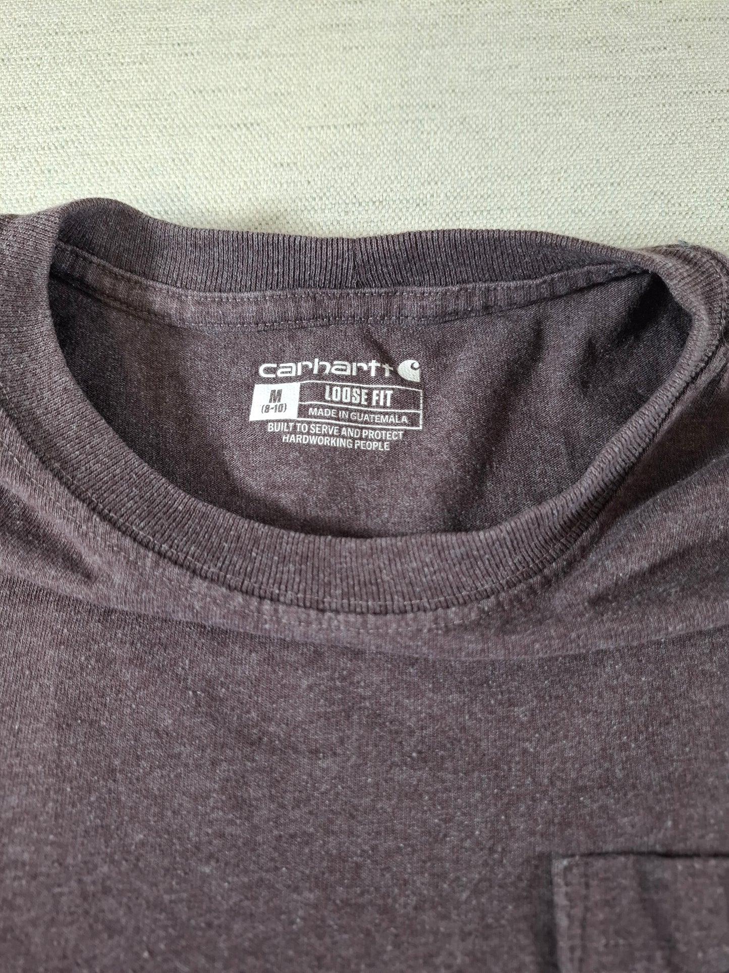 001355 Carhartt T-shirt size M Brown/ Mauve