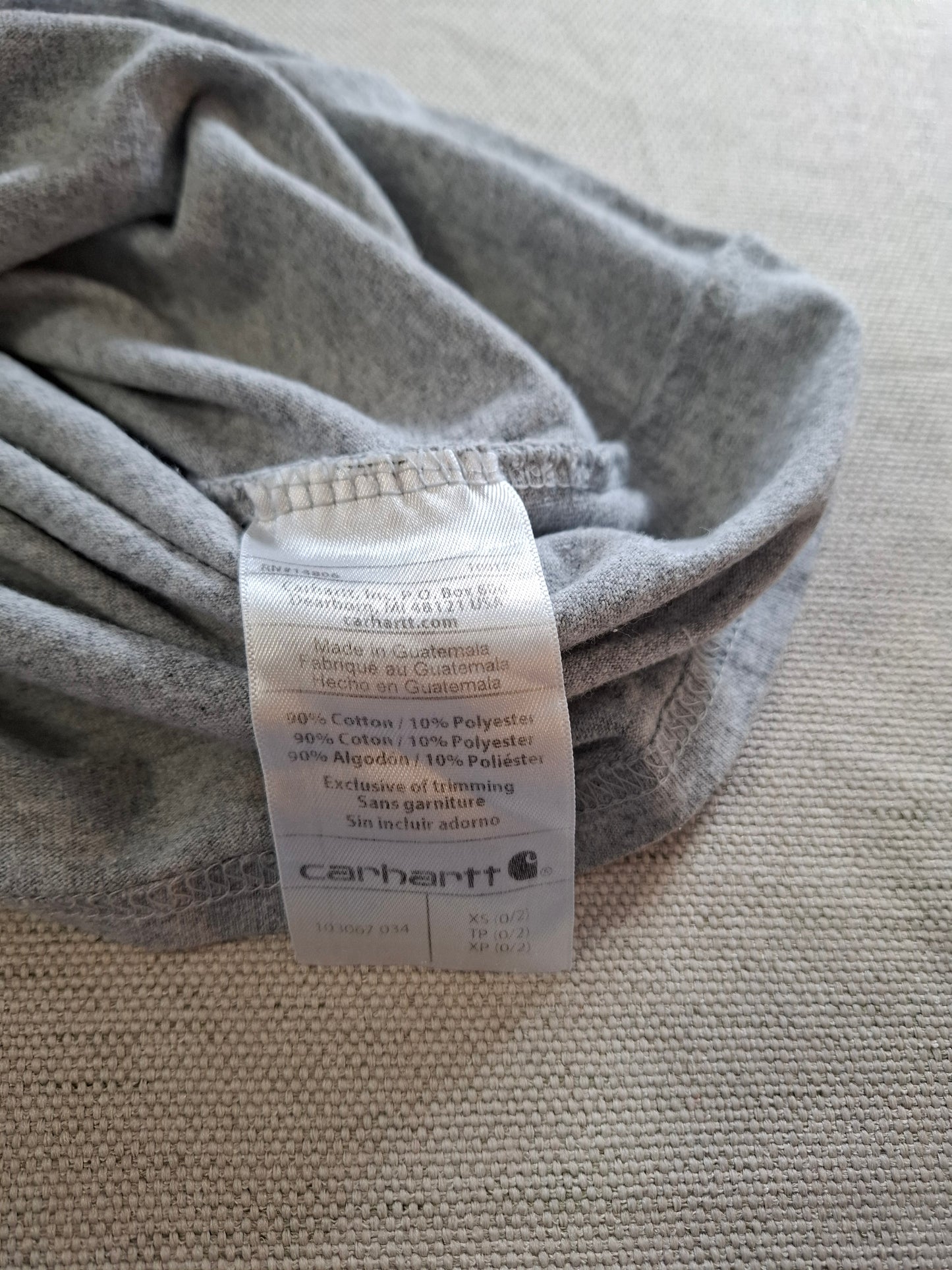 001356 Carhartt T-shirt size XS Grey