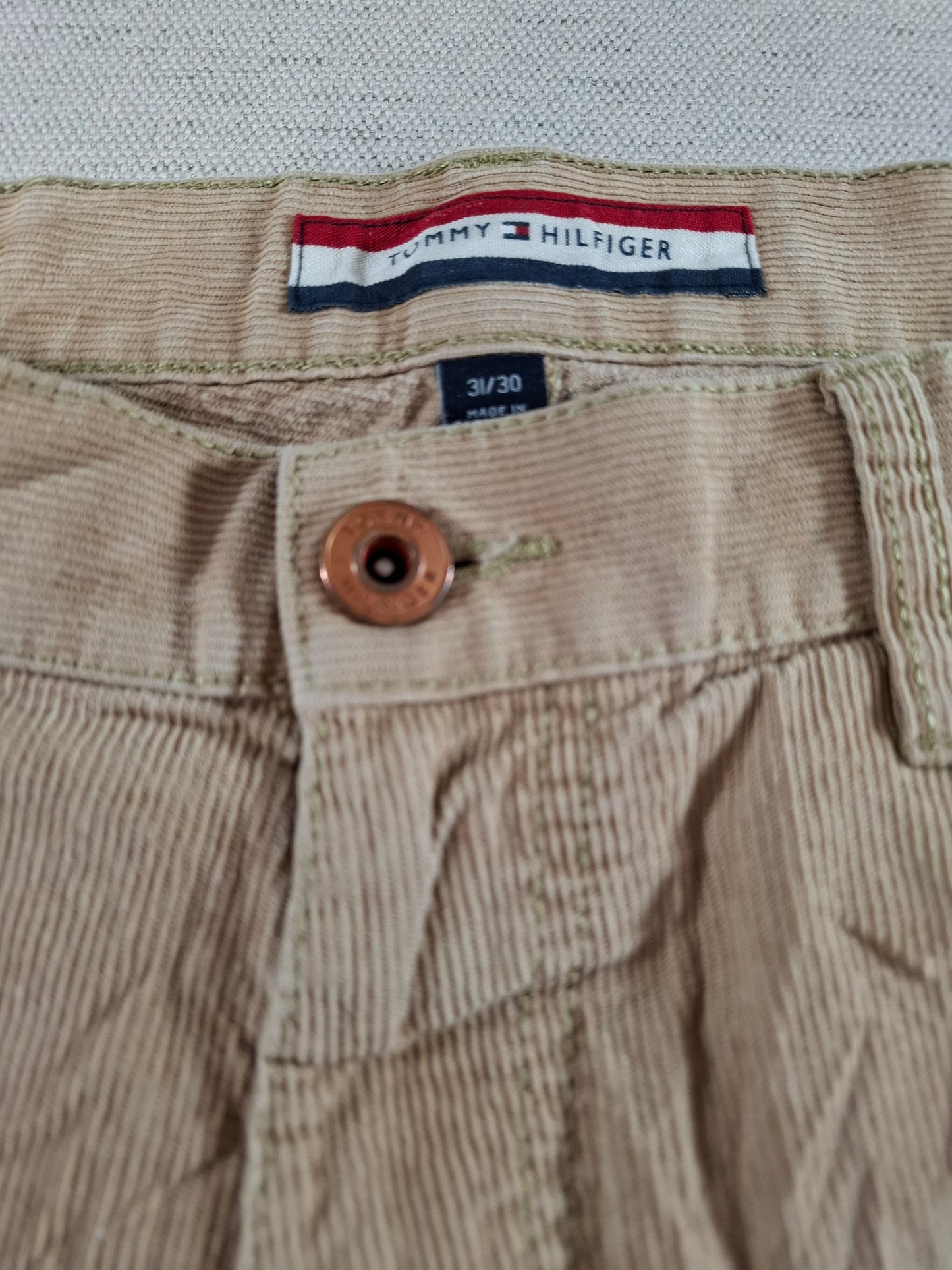 001378 Tommy Hilfiger Corduroy – Beige, Size 31/30